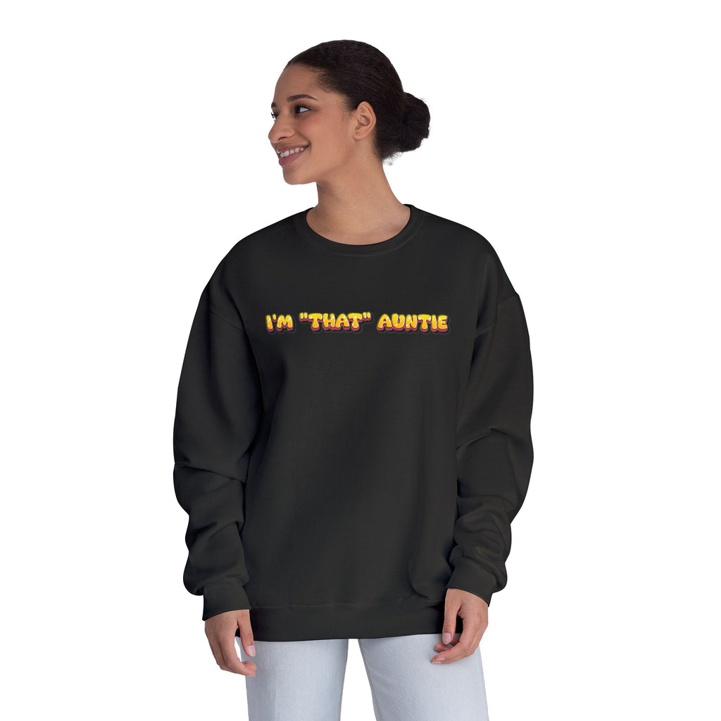 Lightweight Women's Sweatshirt - Im That Auntie Colorful