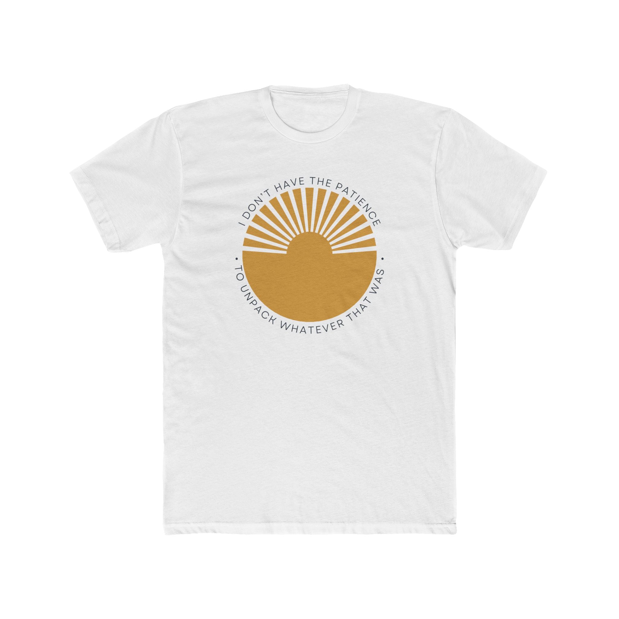 Relaxed Men's Soft Tee - Patience to Unpack
