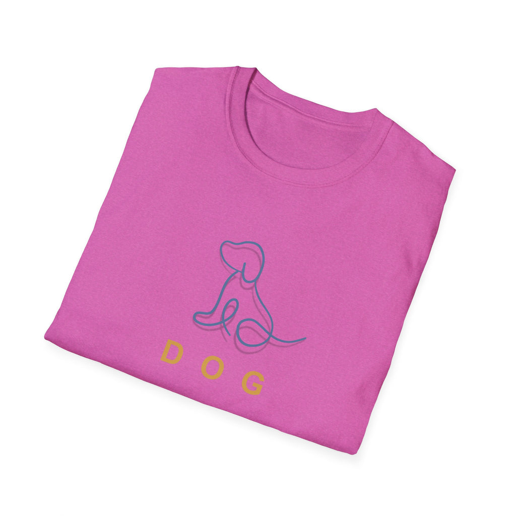 Men and Women Dog Soft Relaxed T Shirt