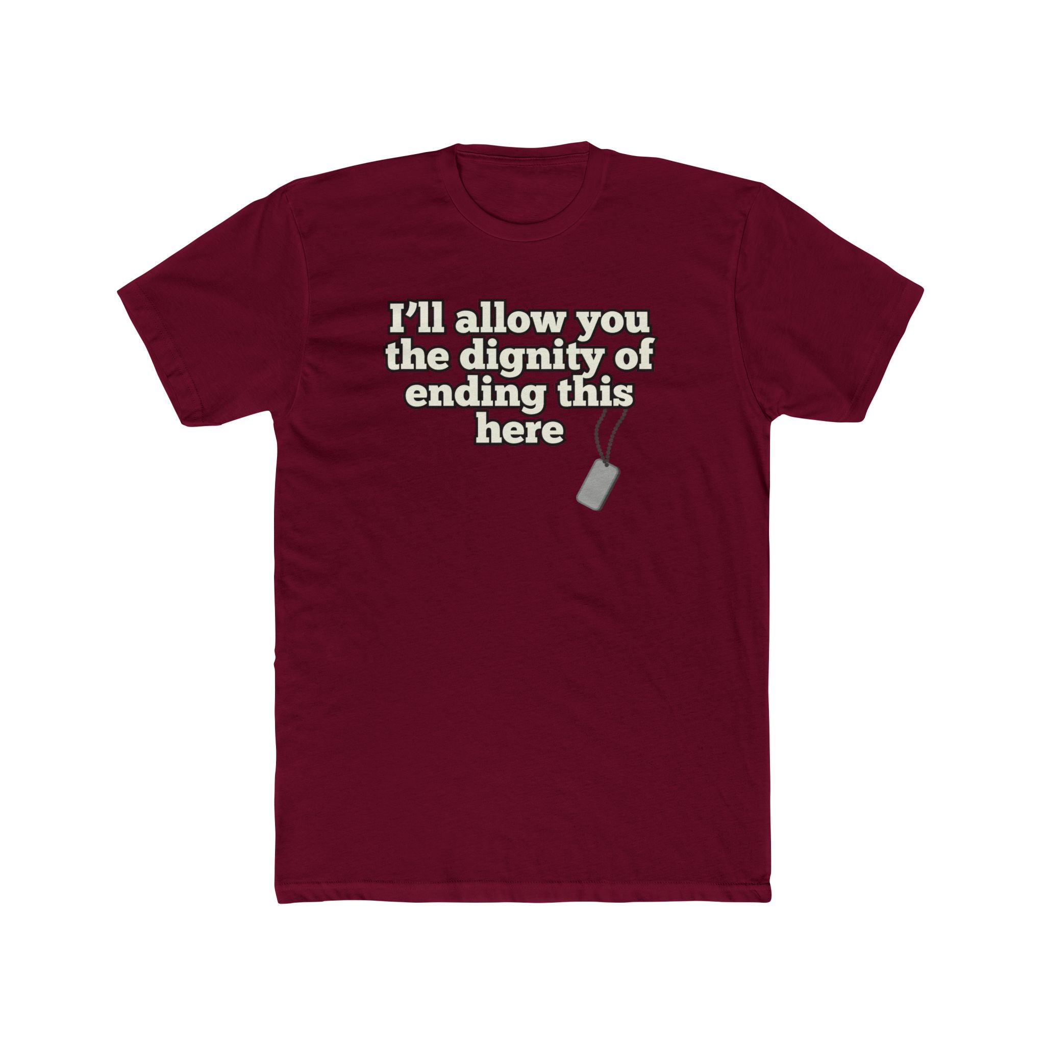 Men's Soft Cotton Crew Tee - End it Here