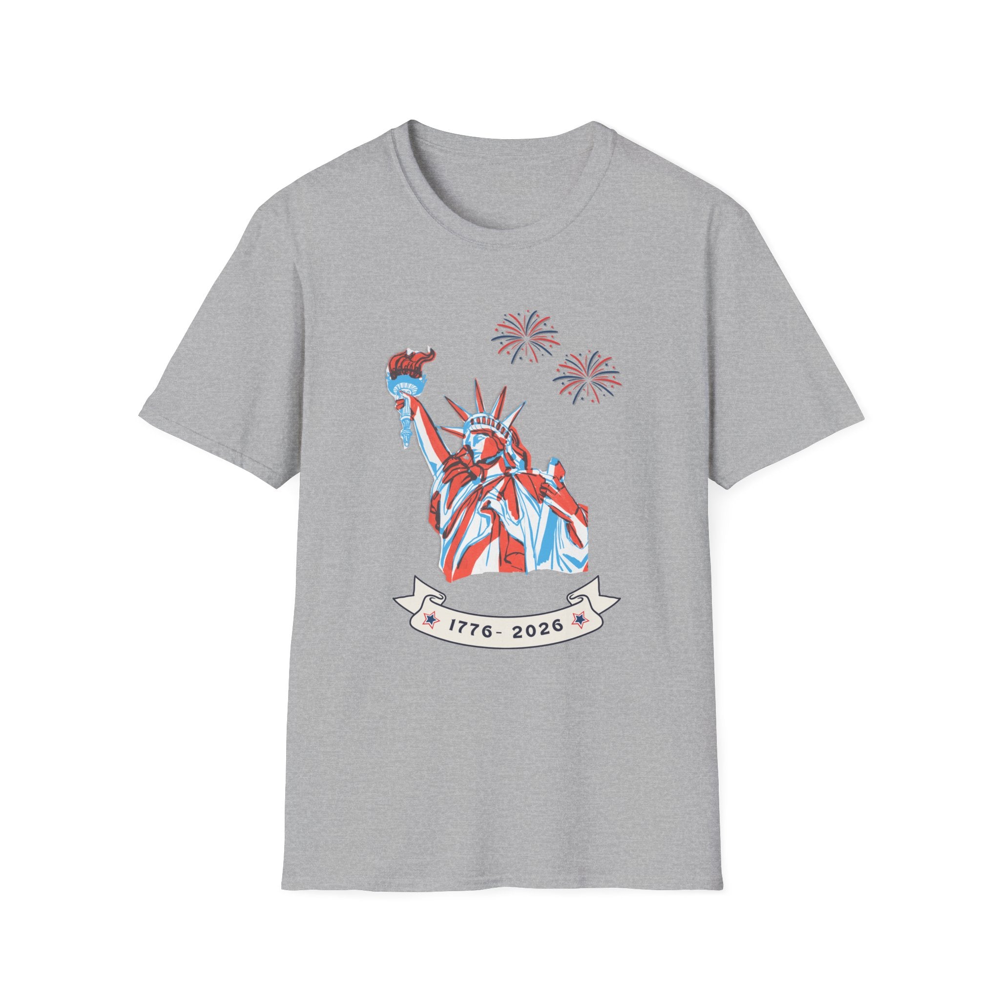 Relaxed Soft Tee- Men & Women - Statue of Liberty 250
