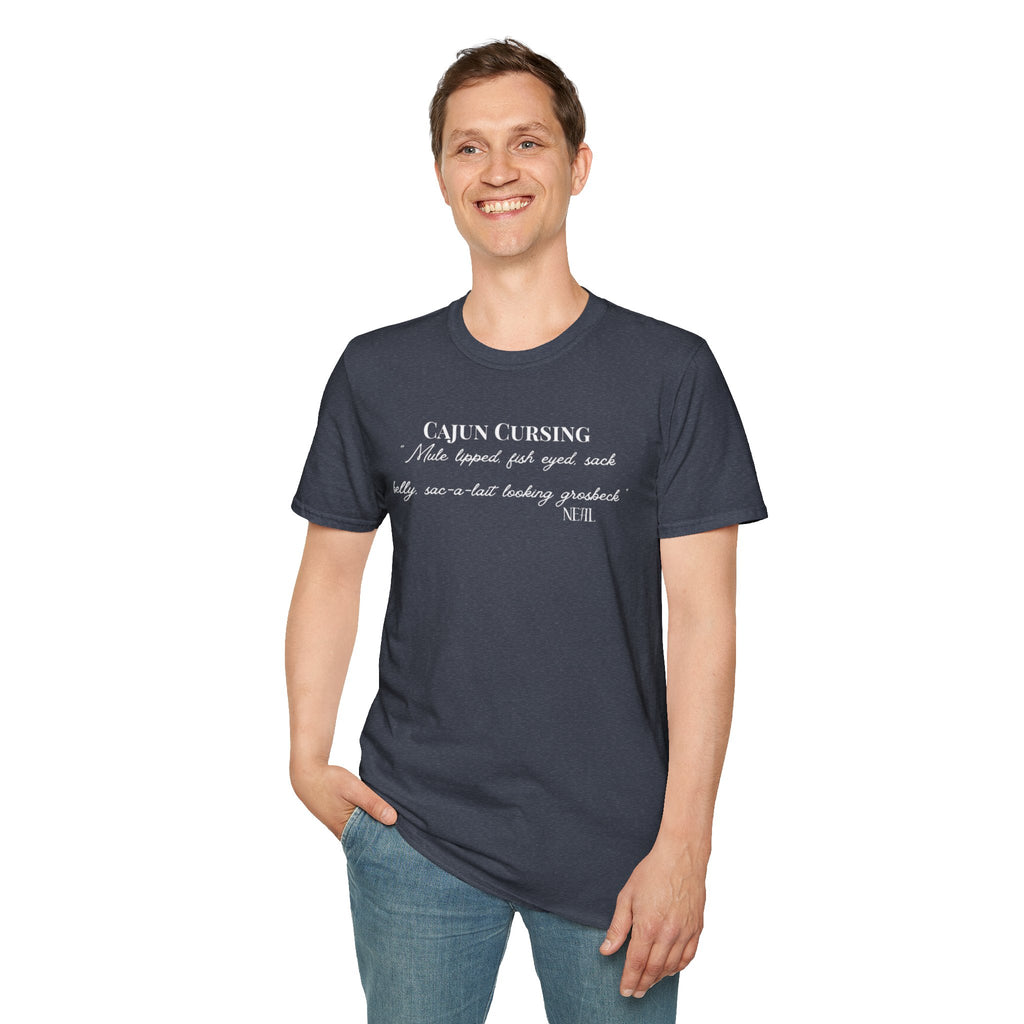 Men's Soft Tee - Relaxed Fit - Cajun Cursing