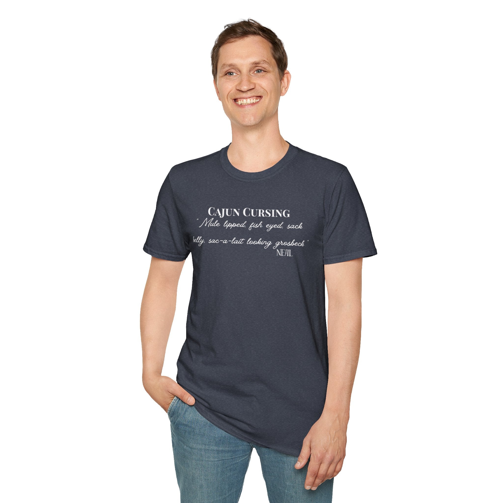 Men's Soft Tee - Relaxed Fit - Cajun Cursing