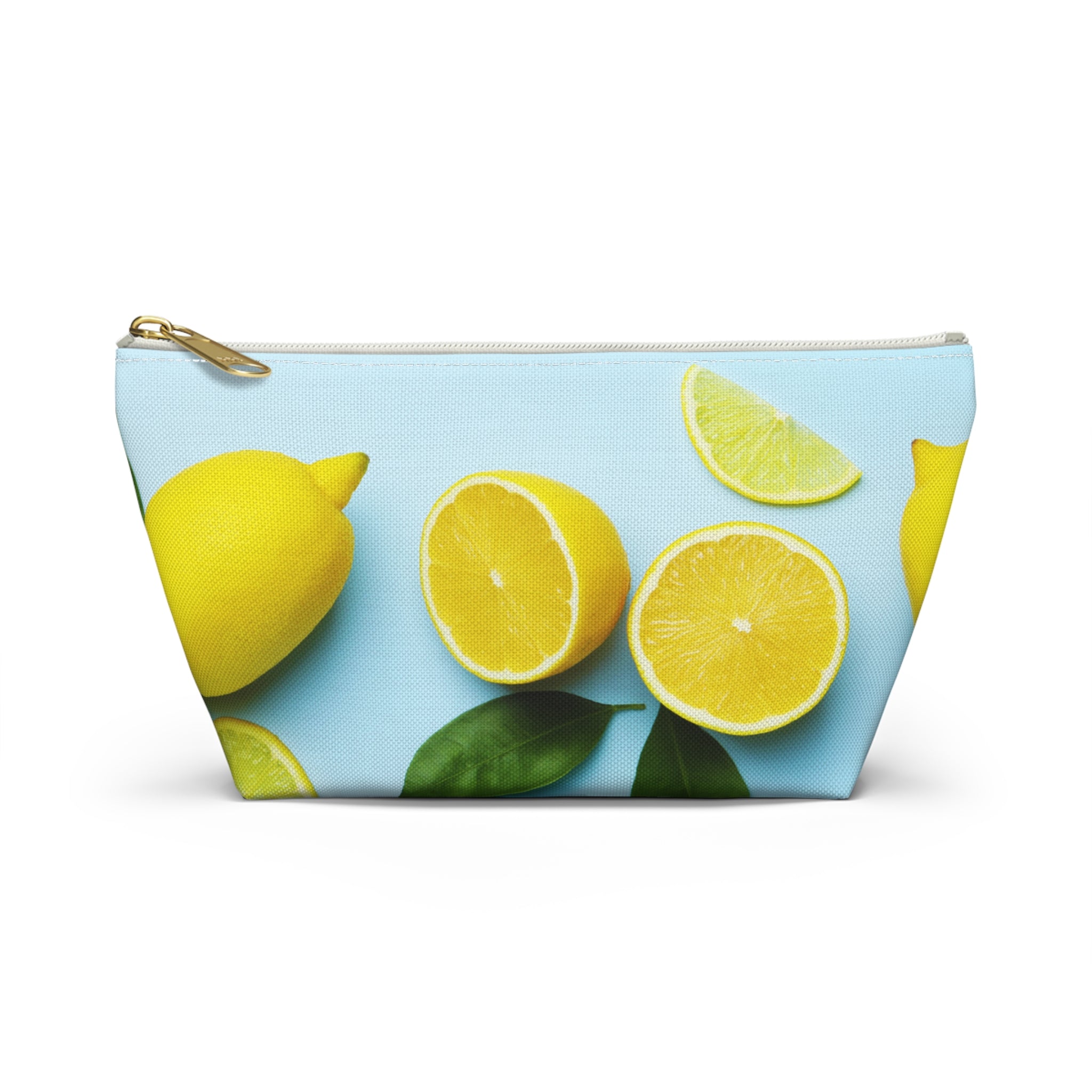 Accessory Pouch w T-bottom - Lemons