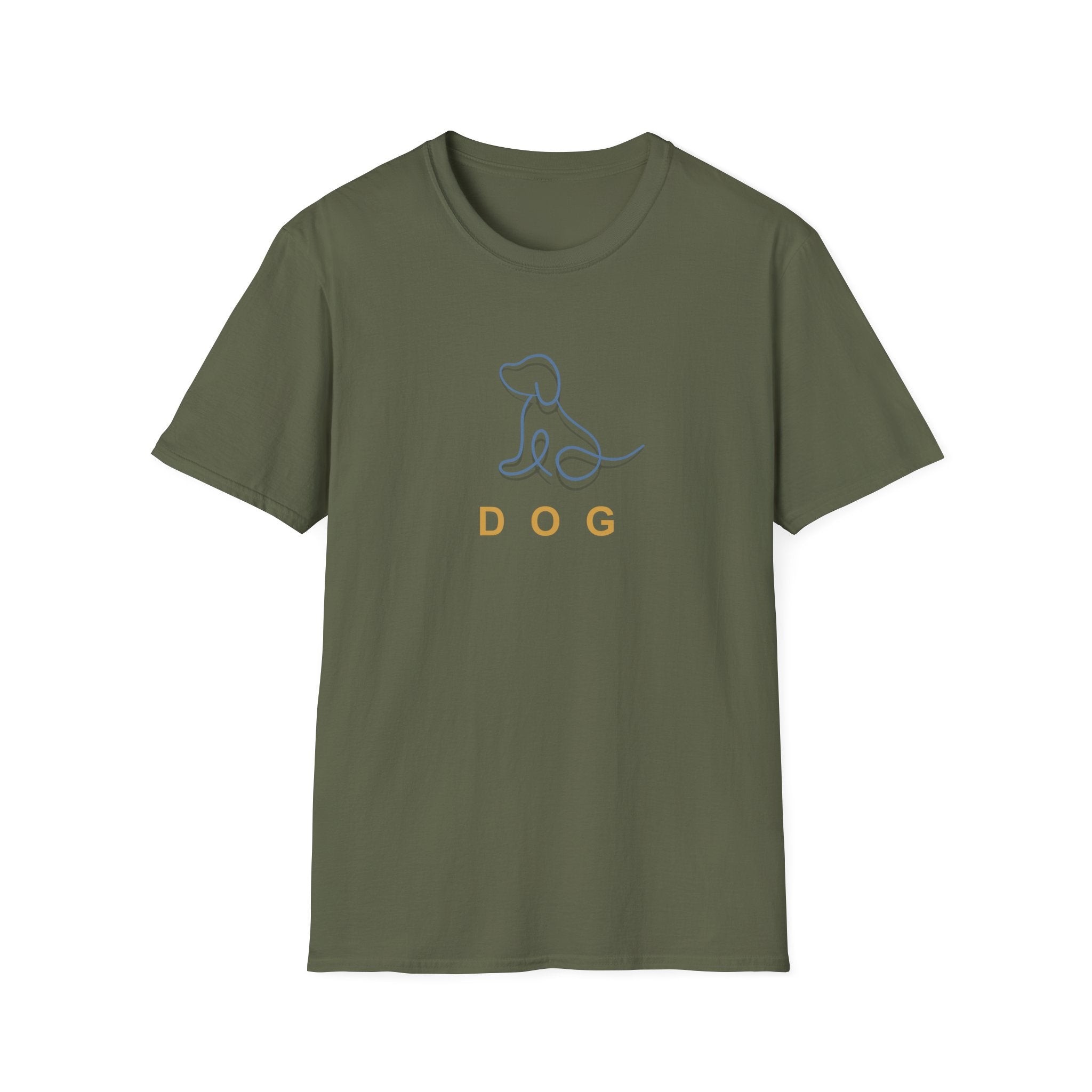 Men and Women Dog Soft Relaxed T Shirt