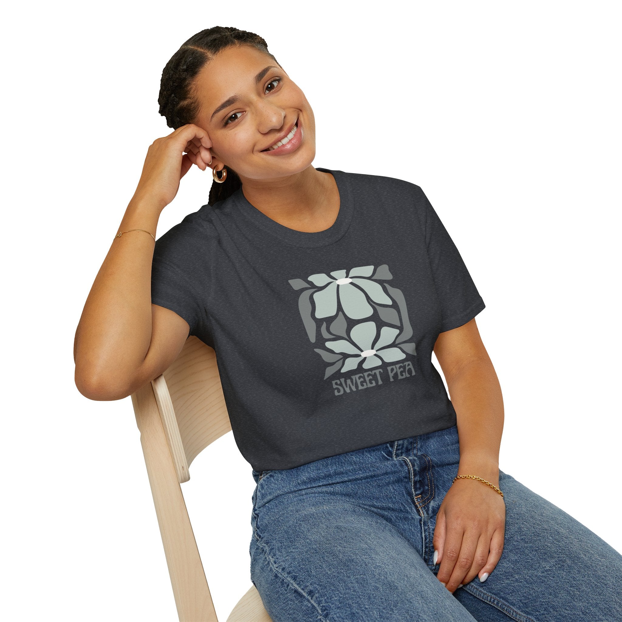 Women's Soft Relaxed Tee - Sweet pea