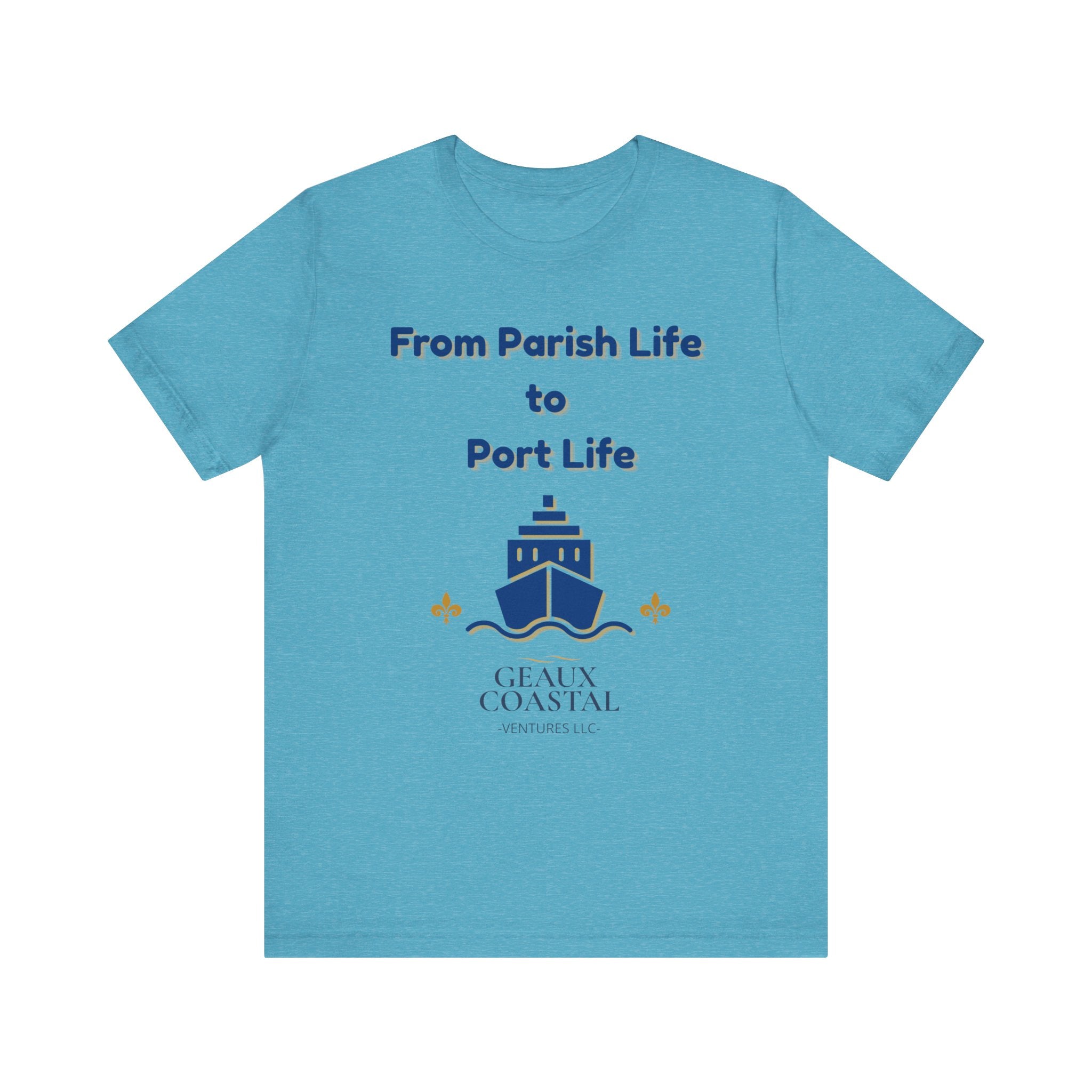 Men or Women Relaxed T Shirt - Parish and Port Cruise T Shirt