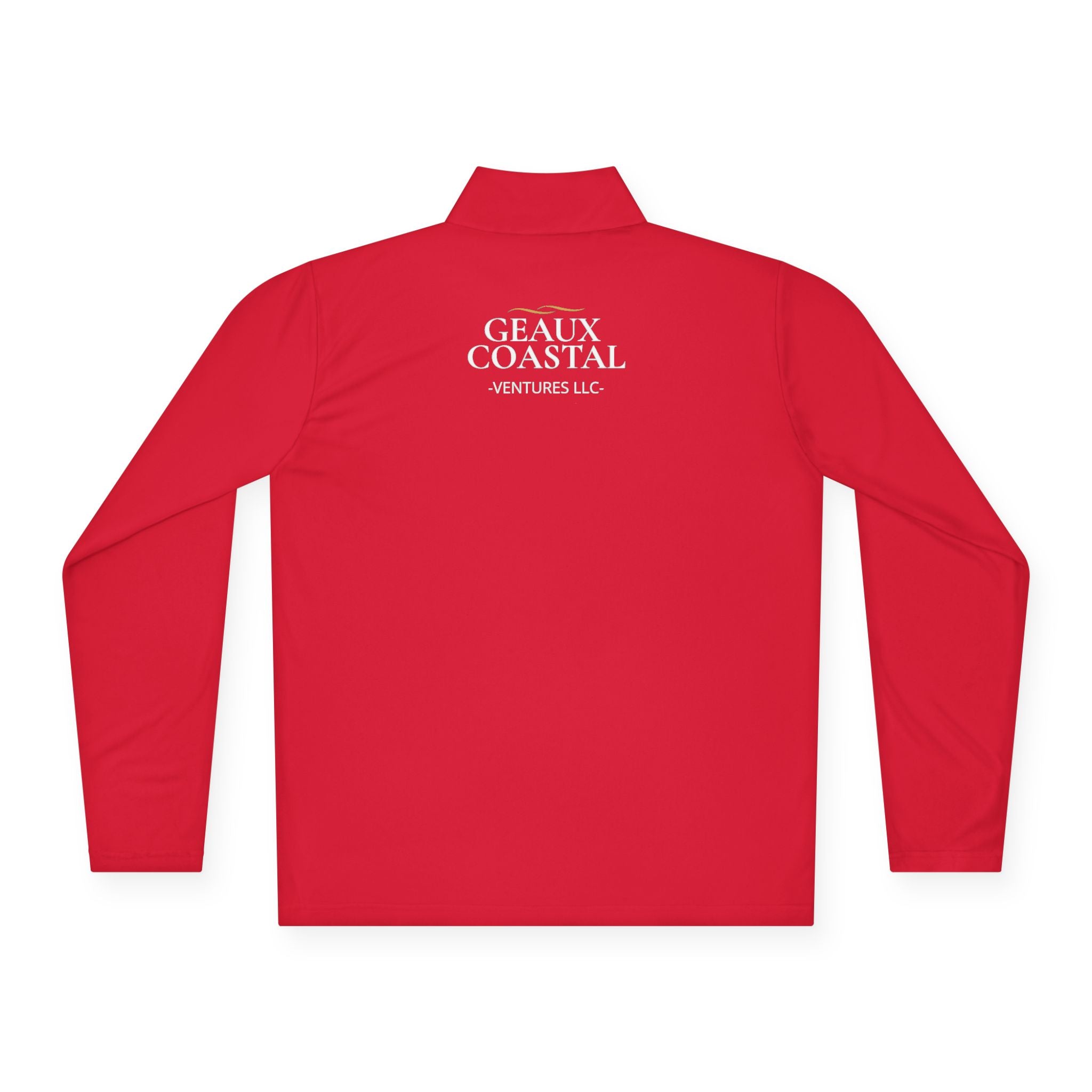 Fishing Quarter-Zip Pullover (Men & Women) -"Geaux Coastal" - Lightweight