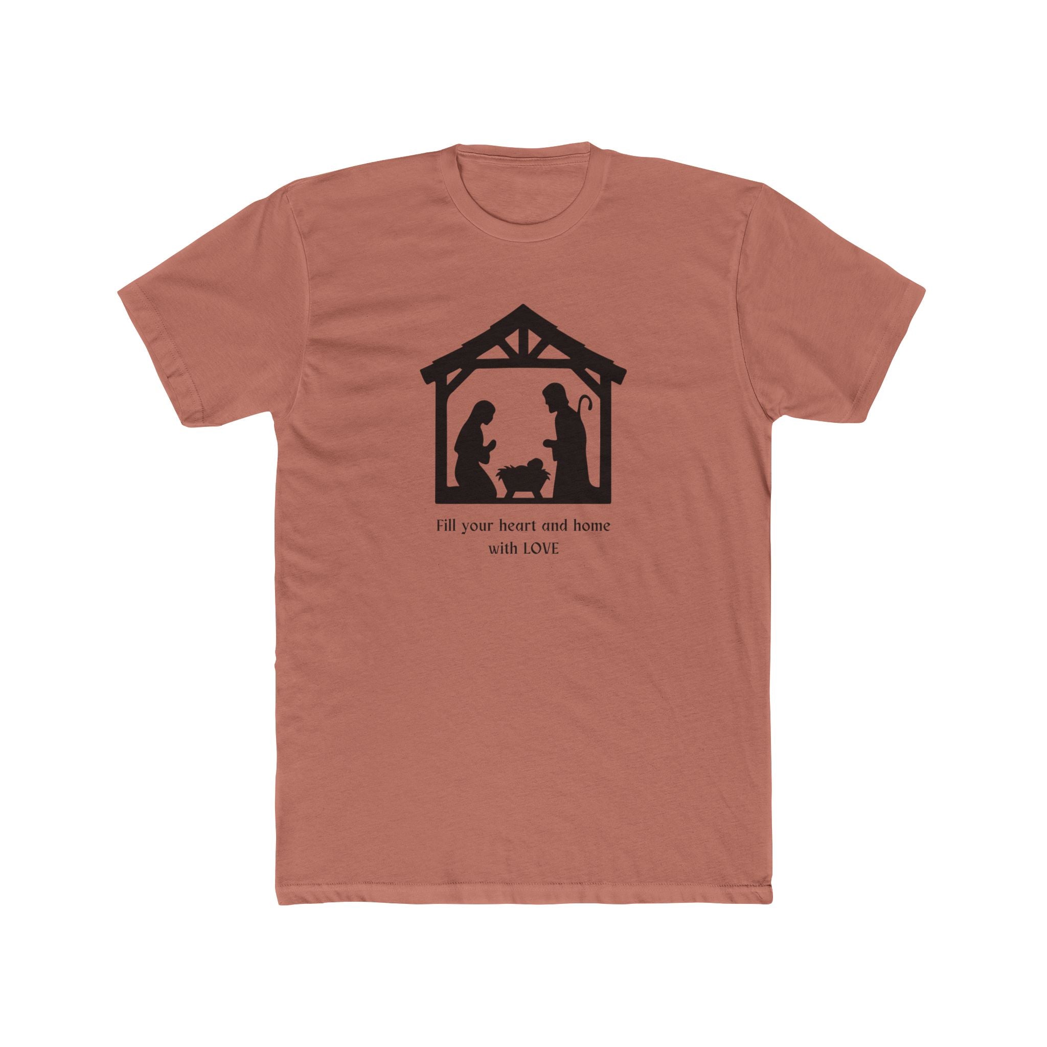 Men & Women Relaxed Tee Soft - Manger  Home and Heart
