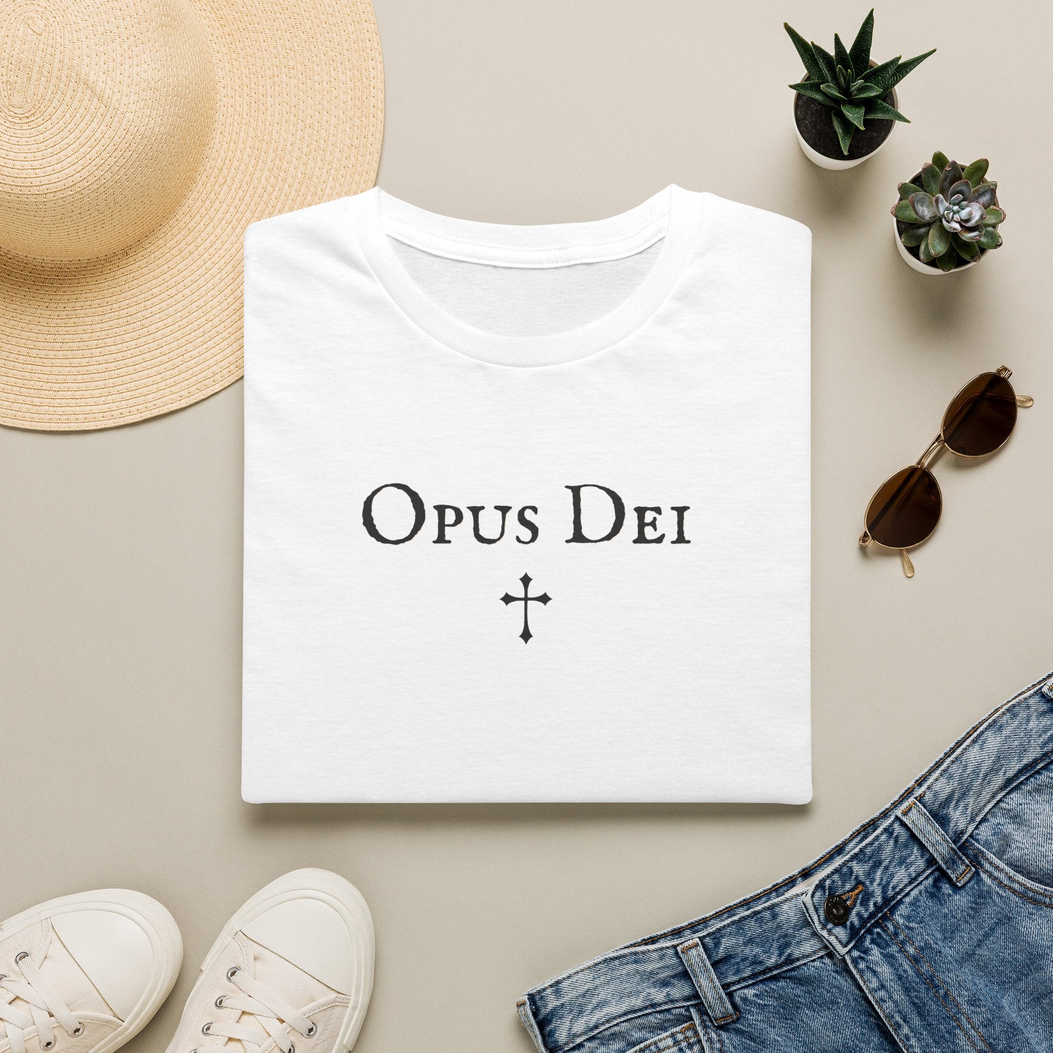 Men and Women - Relaxed T Shirt - Opus Dei