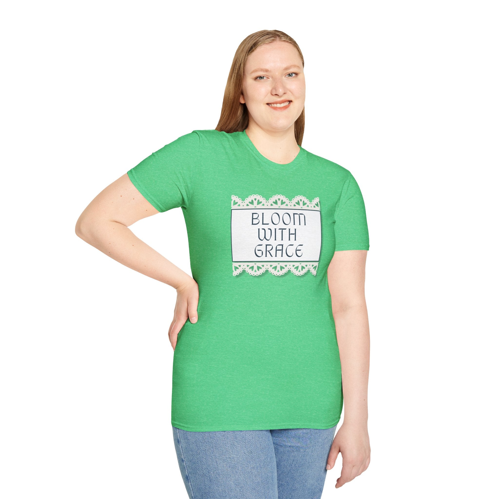 Women's Soft Relaxed Tee -  Bloom with Grace