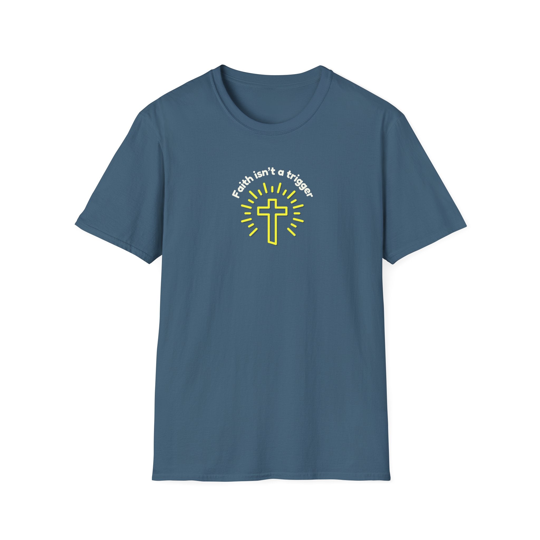 Men's Soft Relaxed tee - Faith isn't a trigger