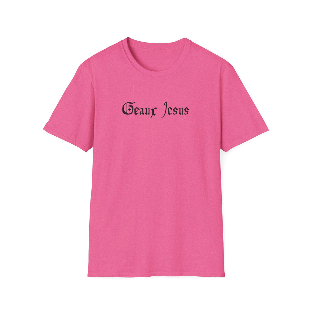 Men and Women Relaxes Soft Tee - Geaux Jesus