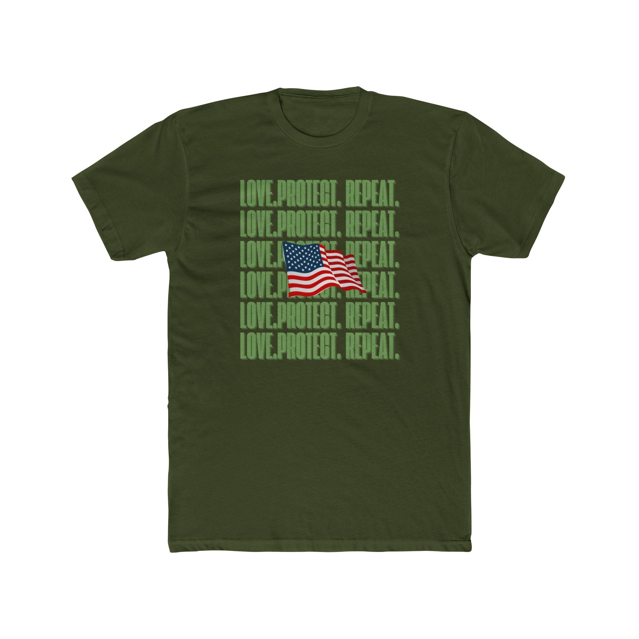 Men's Ultra Soft Tee - "love, protect, repeat"