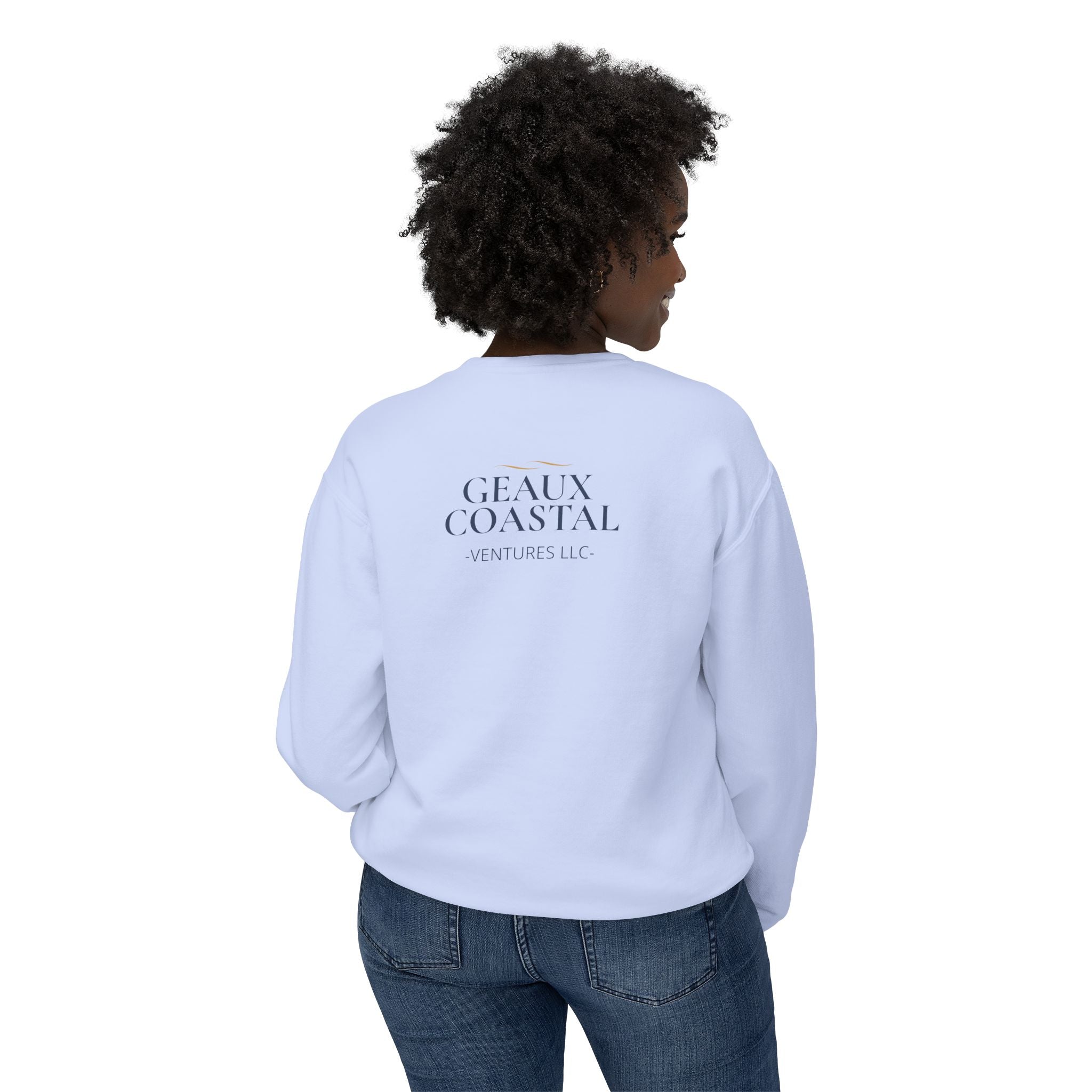 Woman's Lightweight Crewneck Sweatshirt - Soft and Relaxed - Adjust your crown