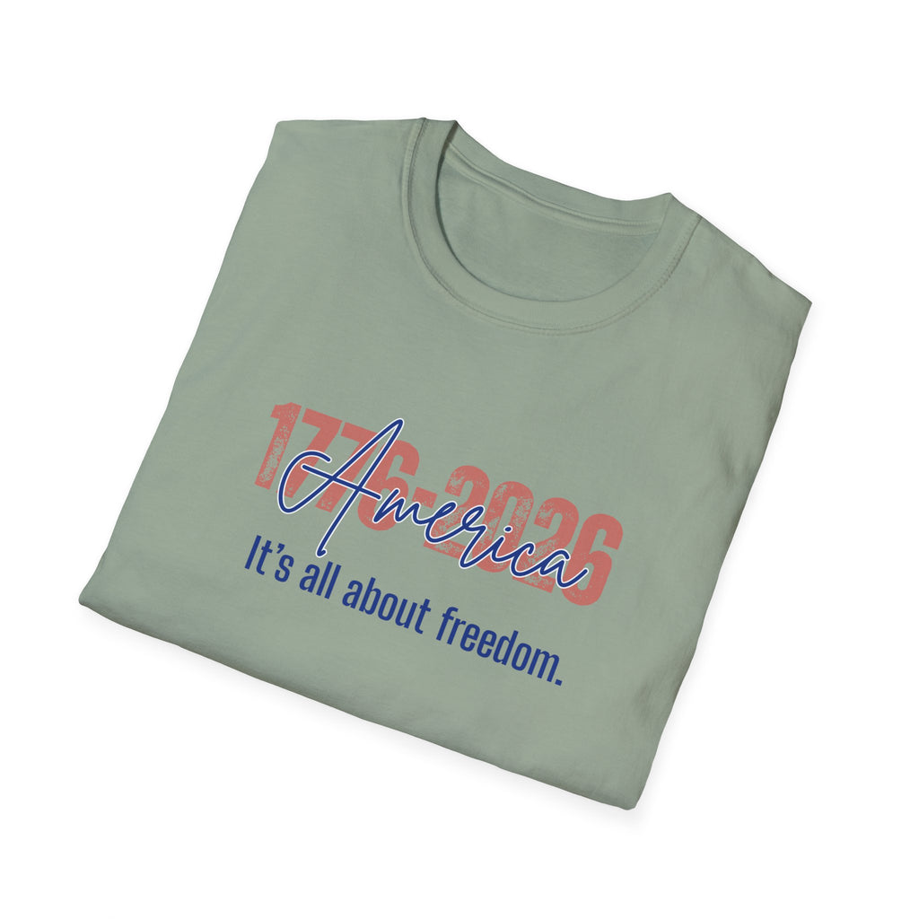 Relaxed Soft Tee Men & Women Its all about freedom
