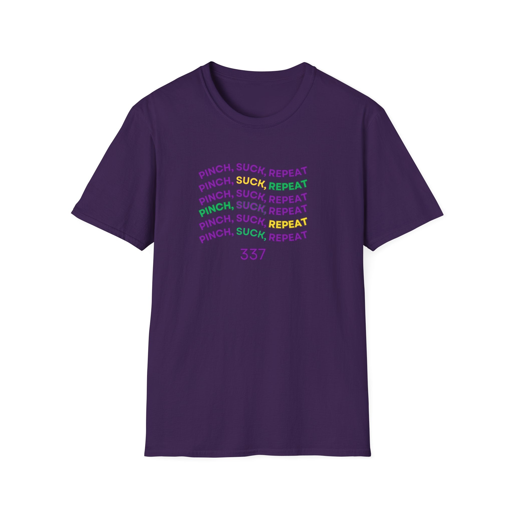 Soft Tee - (Men & Women) - "Mardi Gras"  '337'