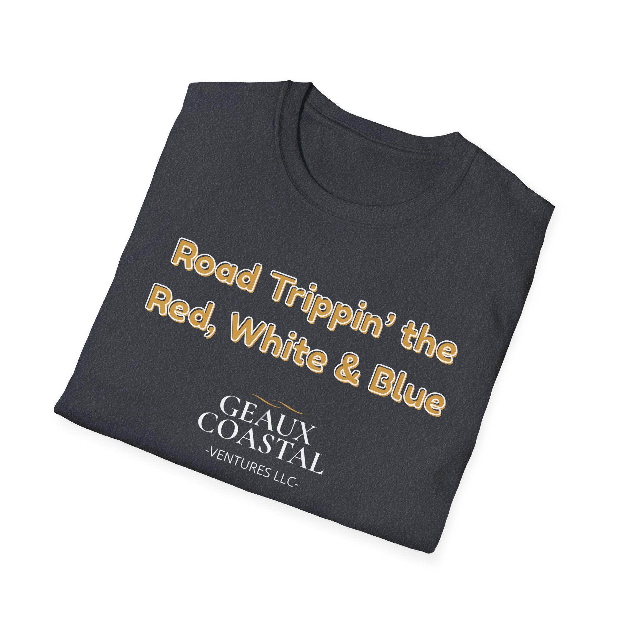 Men or Women Relaxed Soft Tee -  Road Tripping the USA