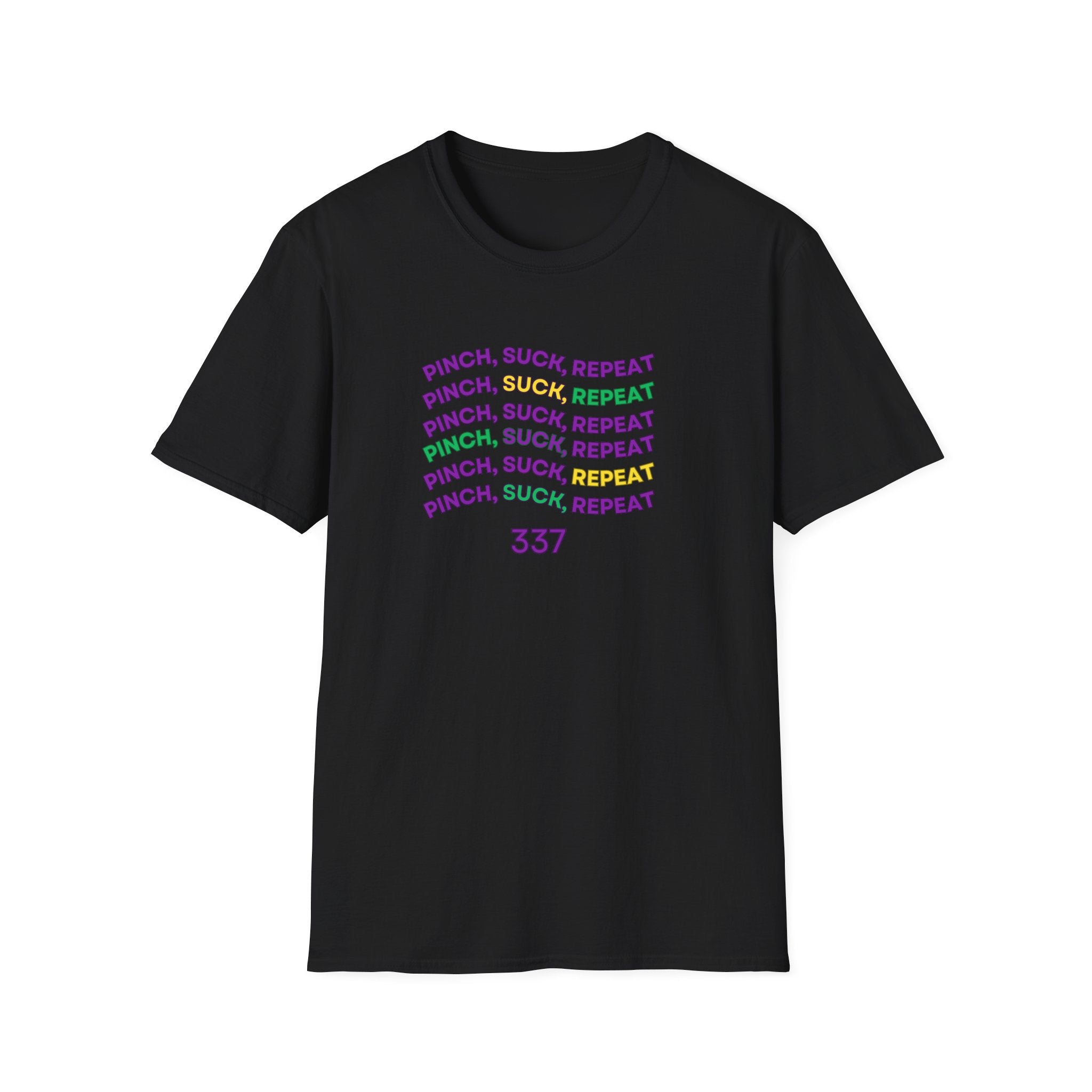 Soft Tee - (Men & Women) - "Mardi Gras"  '337'