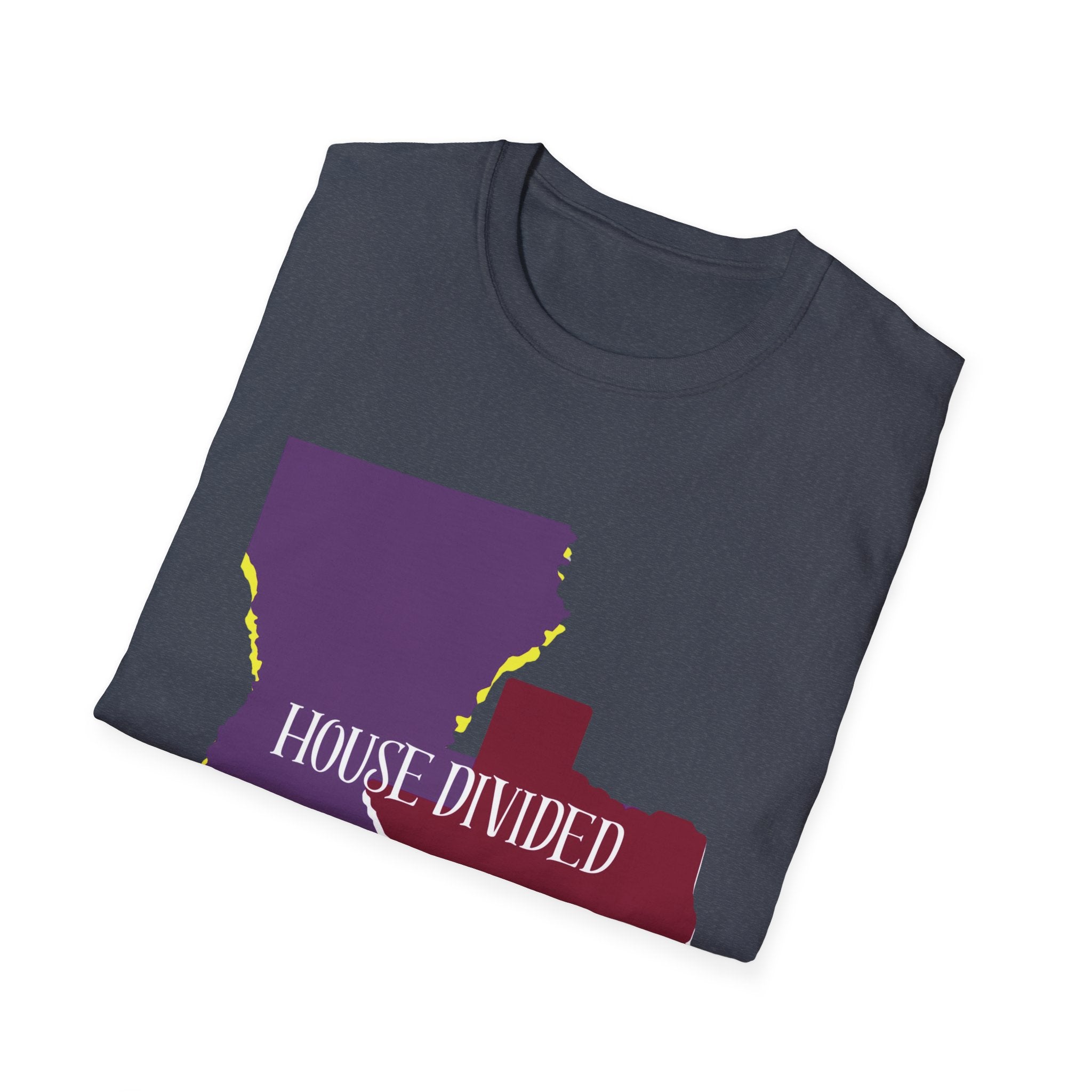 Soft Tee "House Divided"  Men & Women "LSU" "Aggies"