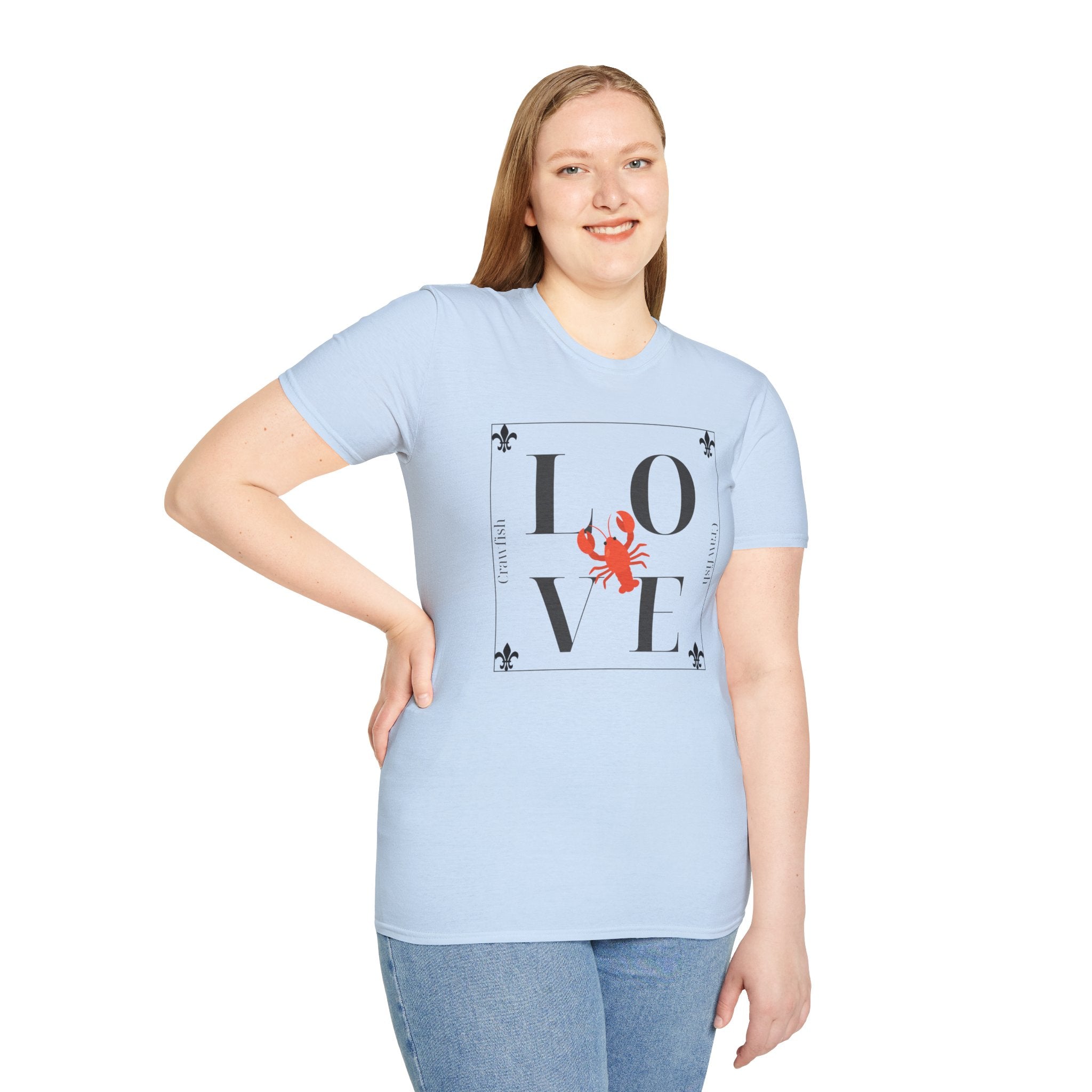 Unisex Soft Relaxed Tee - Crawfish Love (Men & Women)