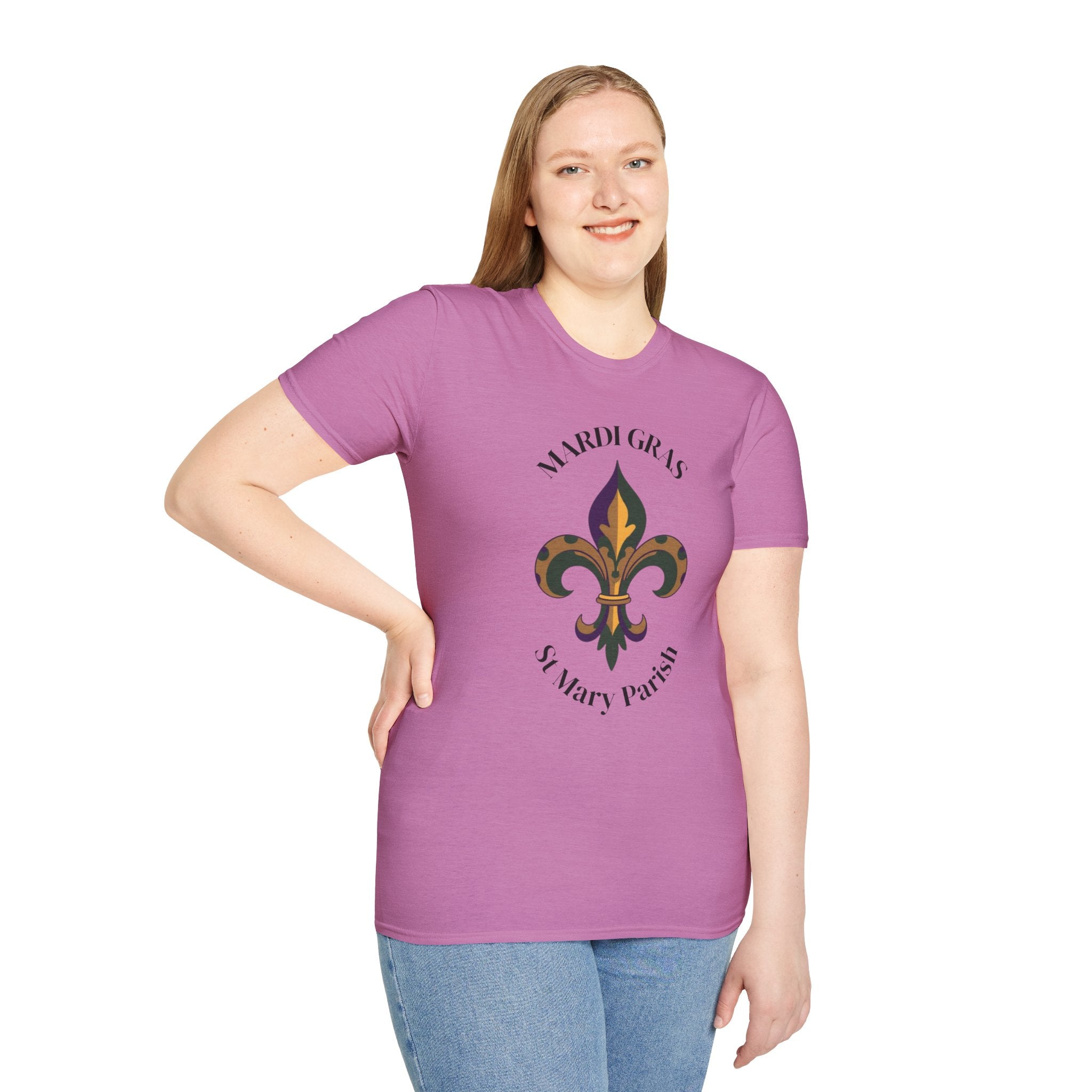 Relaxed Tee Men and Women- Mardi Gras St Mary Parish
