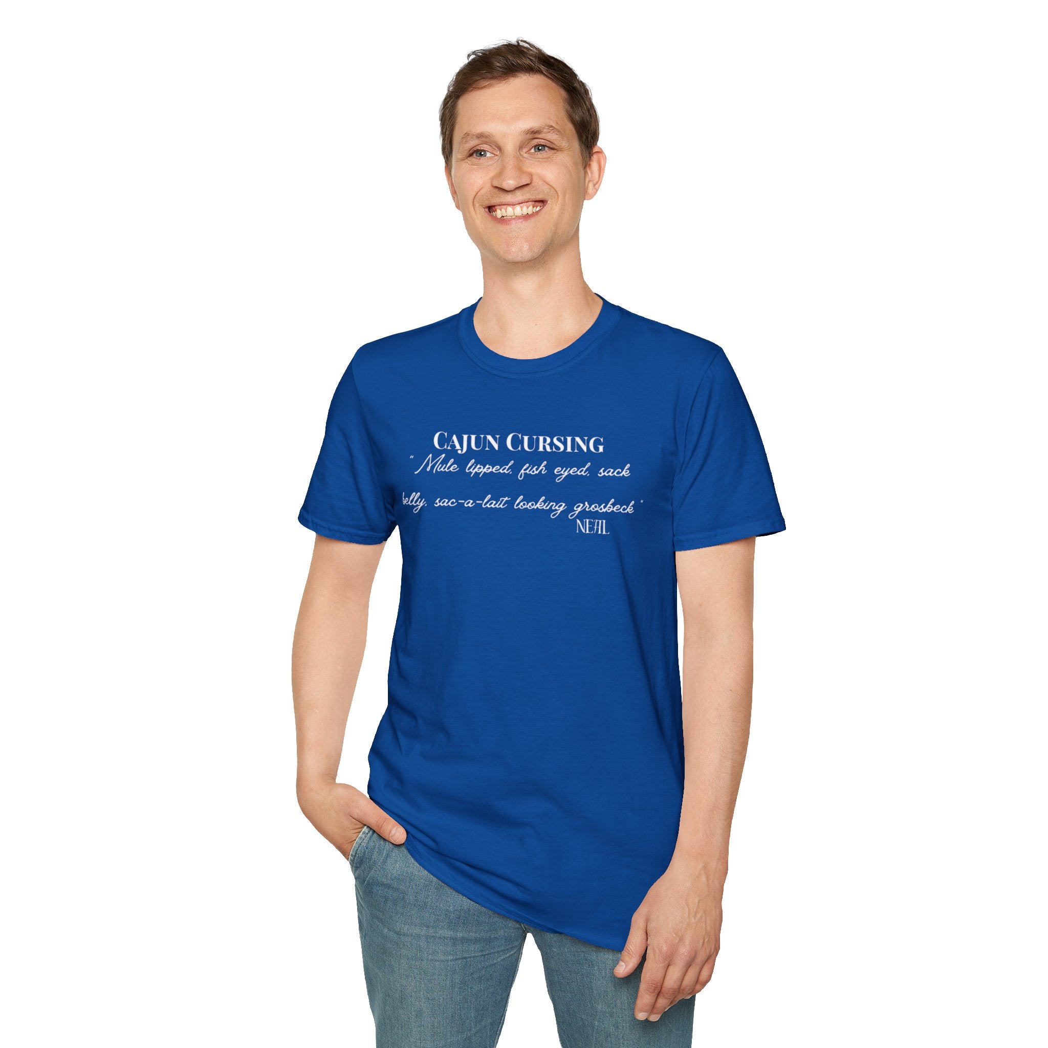 Men's Soft Tee - Relaxed Fit - Cajun Cursing