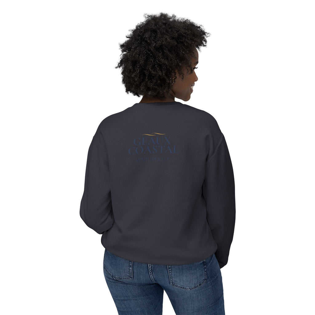Woman's Lightweight Crewneck Sweatshirt - Soft and Relaxed - Adjust your crown