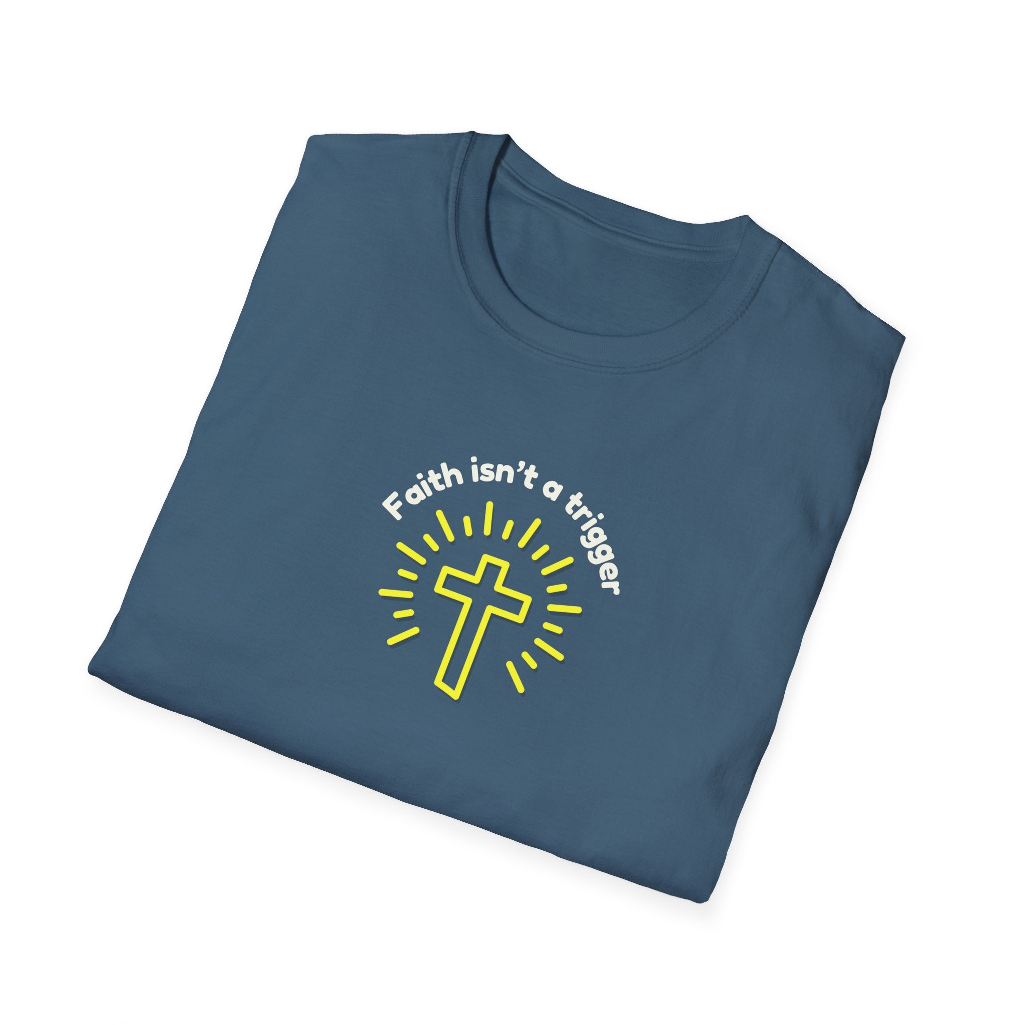 Men's Soft Relaxed tee - Faith isn't a trigger