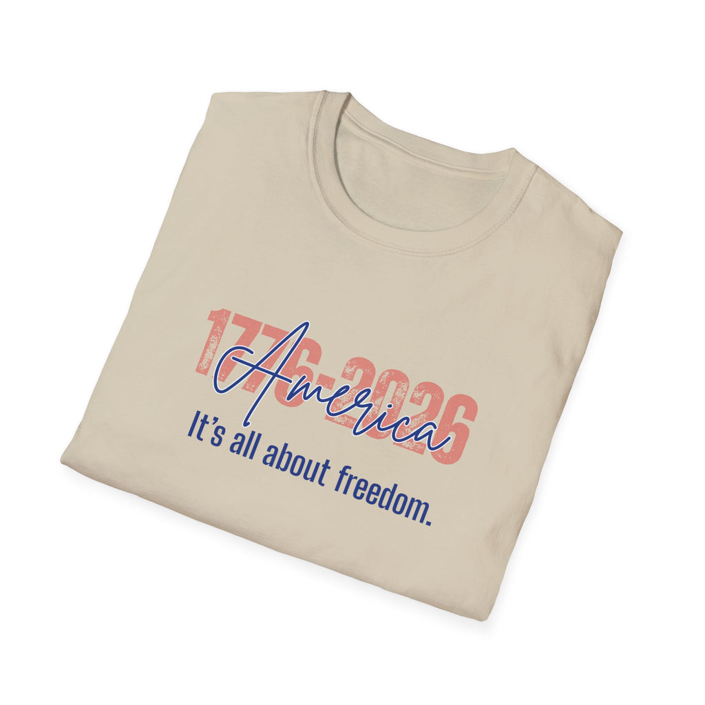 Relaxed Soft Tee Men & Women Its all about freedom