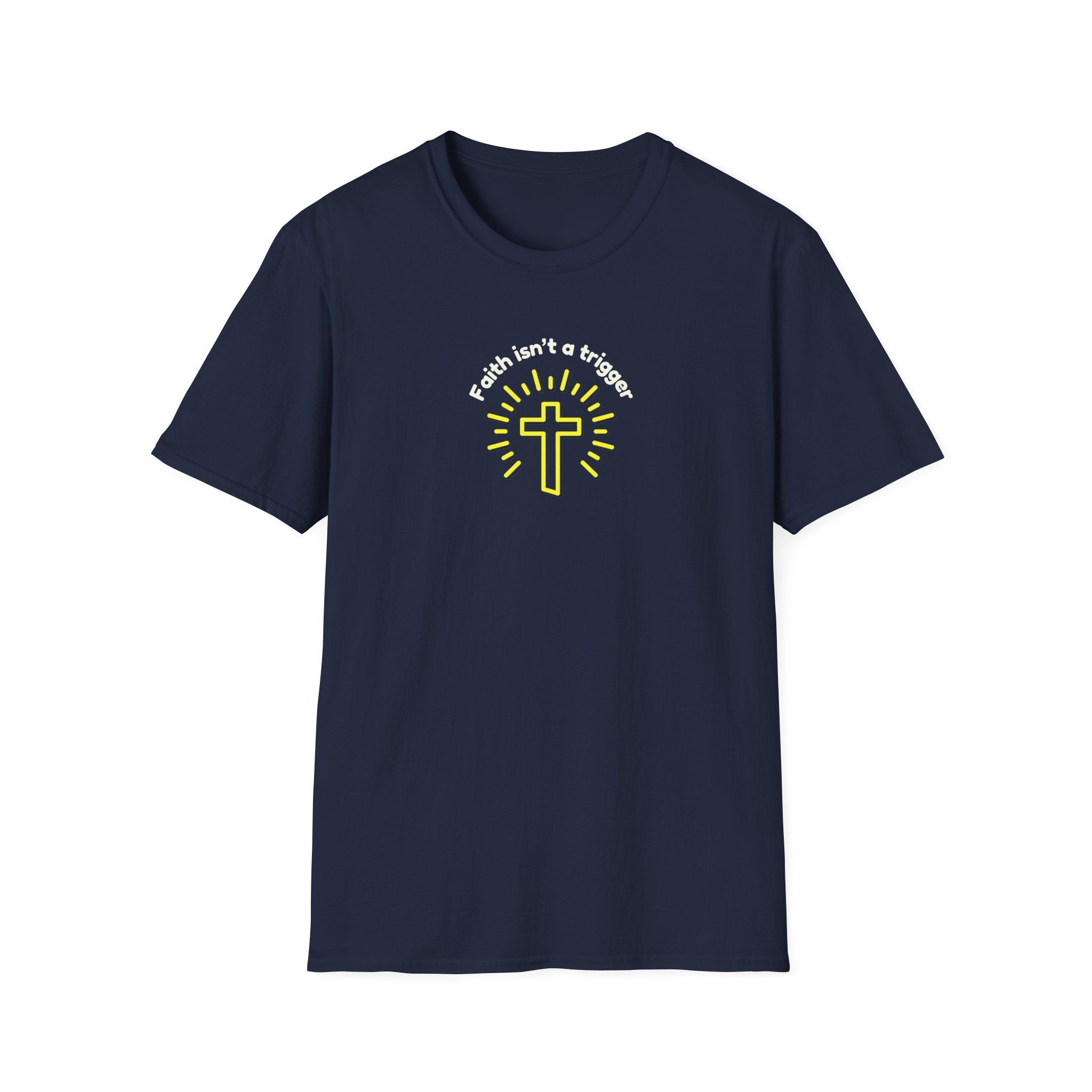 Men's Soft Relaxed tee - Faith isn't a trigger