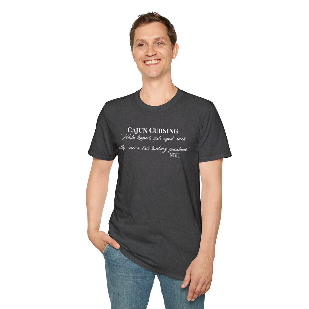 Men's Soft Tee - Relaxed Fit - Cajun Cursing