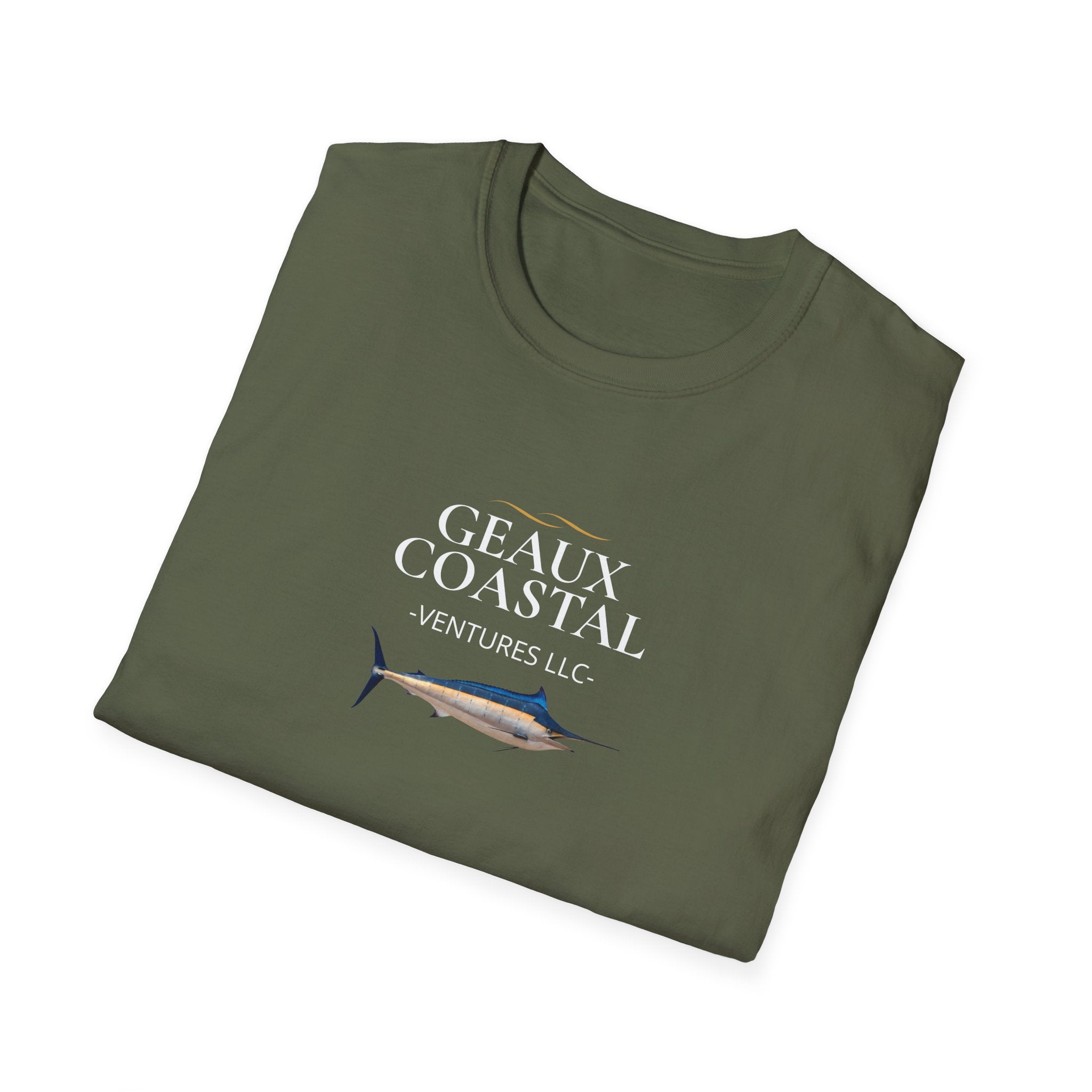 Soft Relaxed Mens Geaux Coastal Marlin Tee