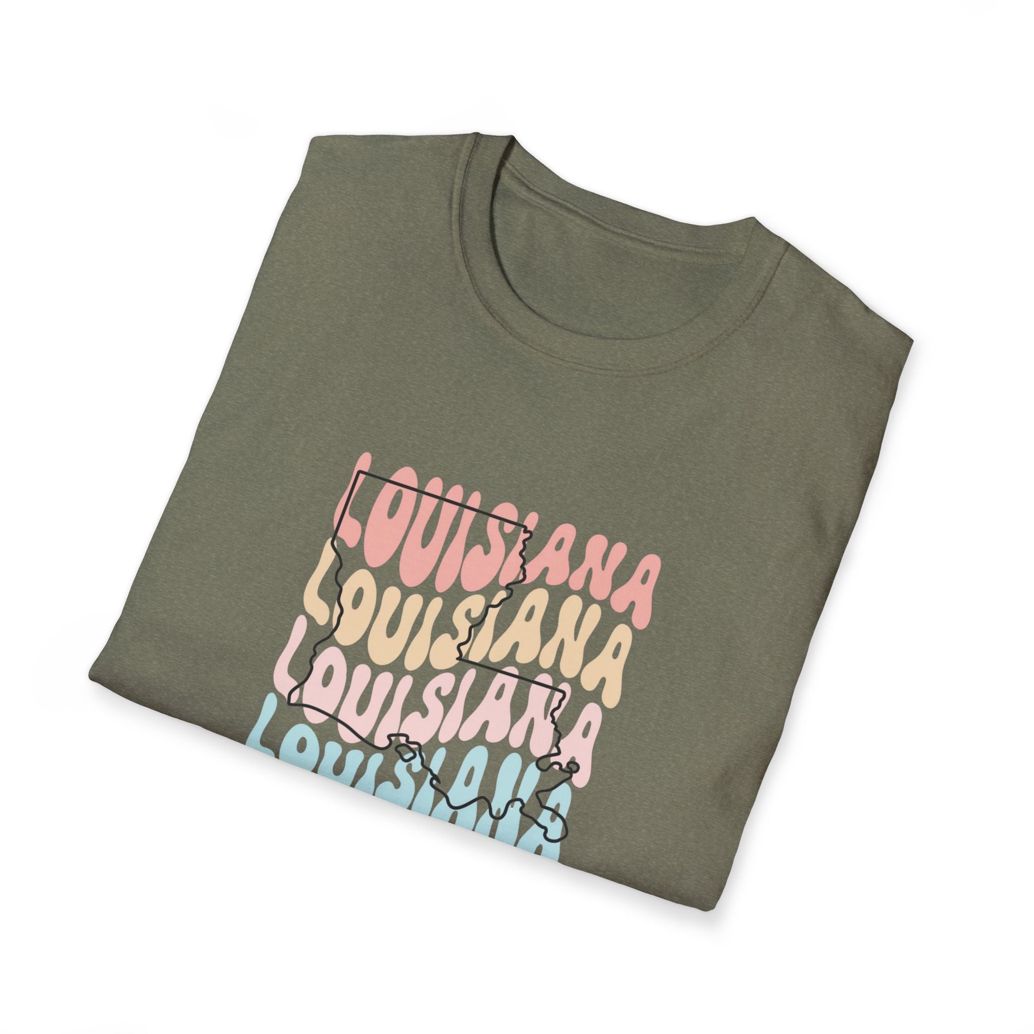 Womens Soft Relaxed Tee - Louisiana