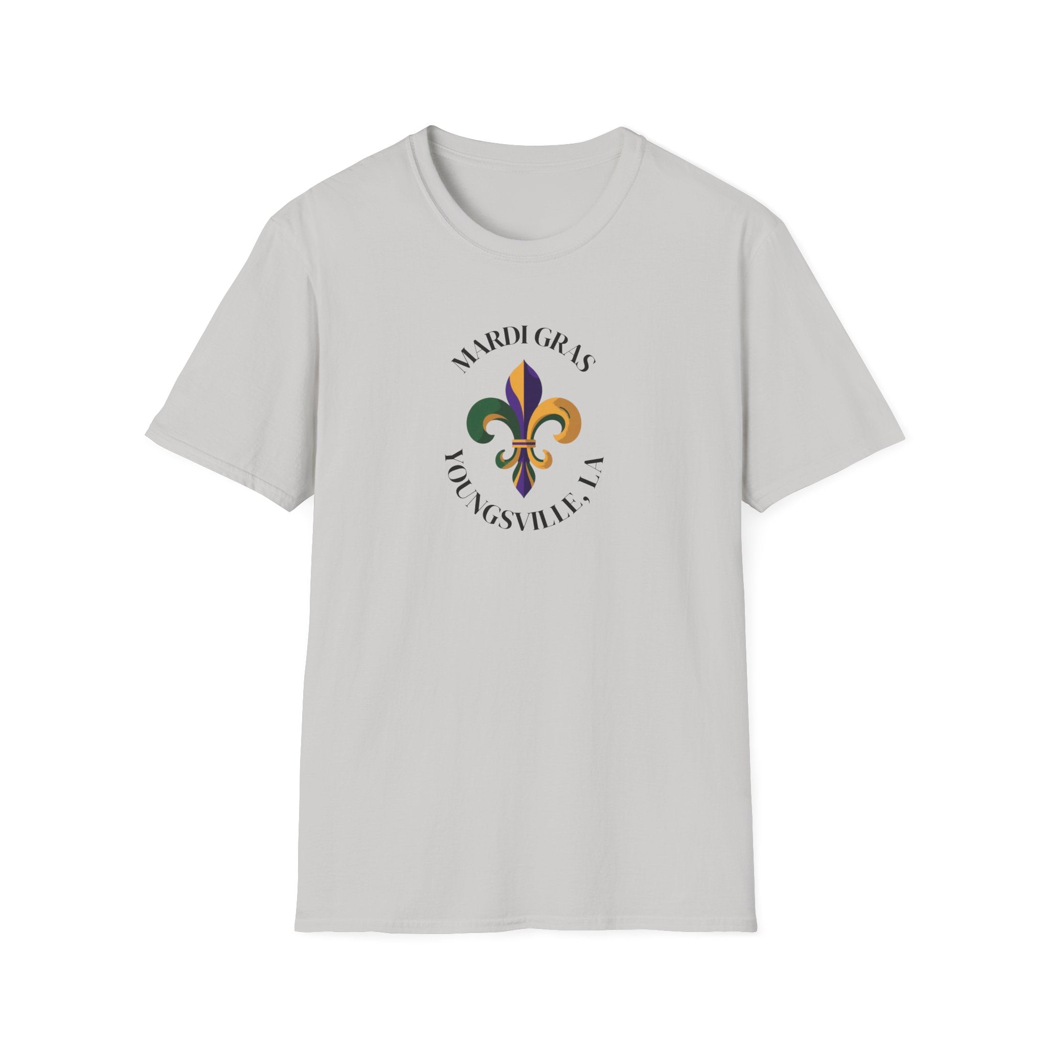 Relaxed Soft T Shirt-  Men and Woman Mardi Gras Youngsville La