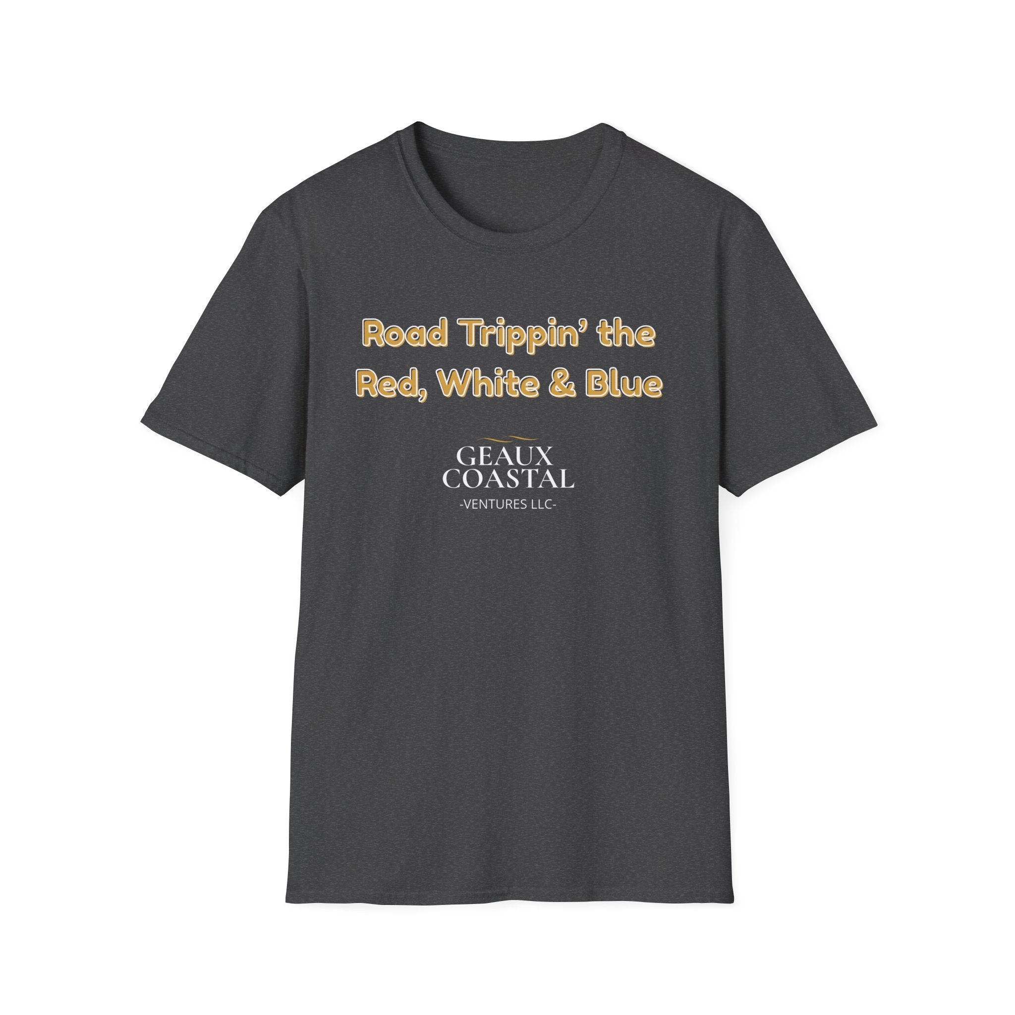 Men or Women Relaxed Soft Tee -  Road Tripping the USA