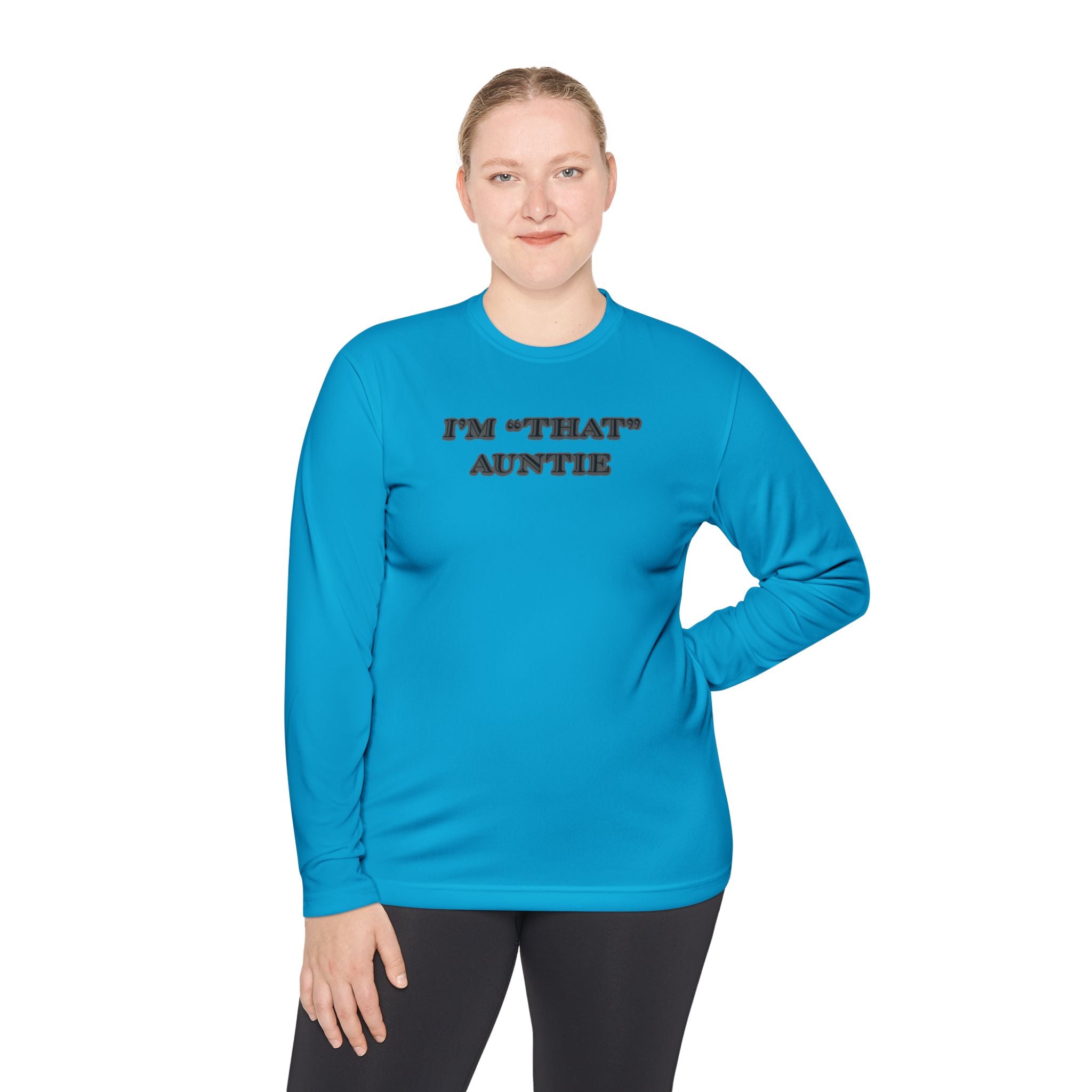 Lightweight Long Sleeve Tee - Women - I'm that Auntie