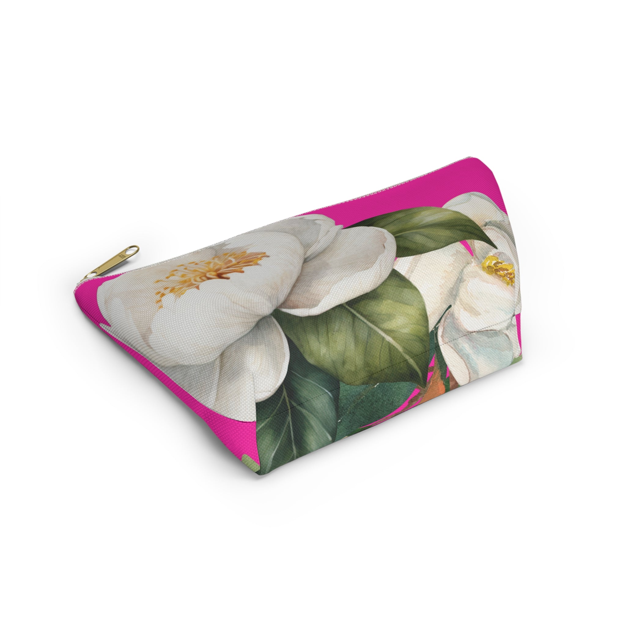 Accessory Pouch w T-bottom - Pink Magnolia