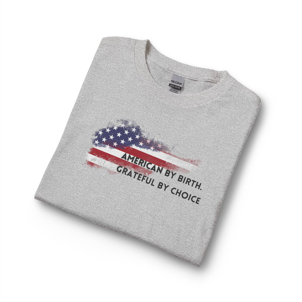 Long Sleeve Classic Fit - Men or Women American by birth, grateful by choice