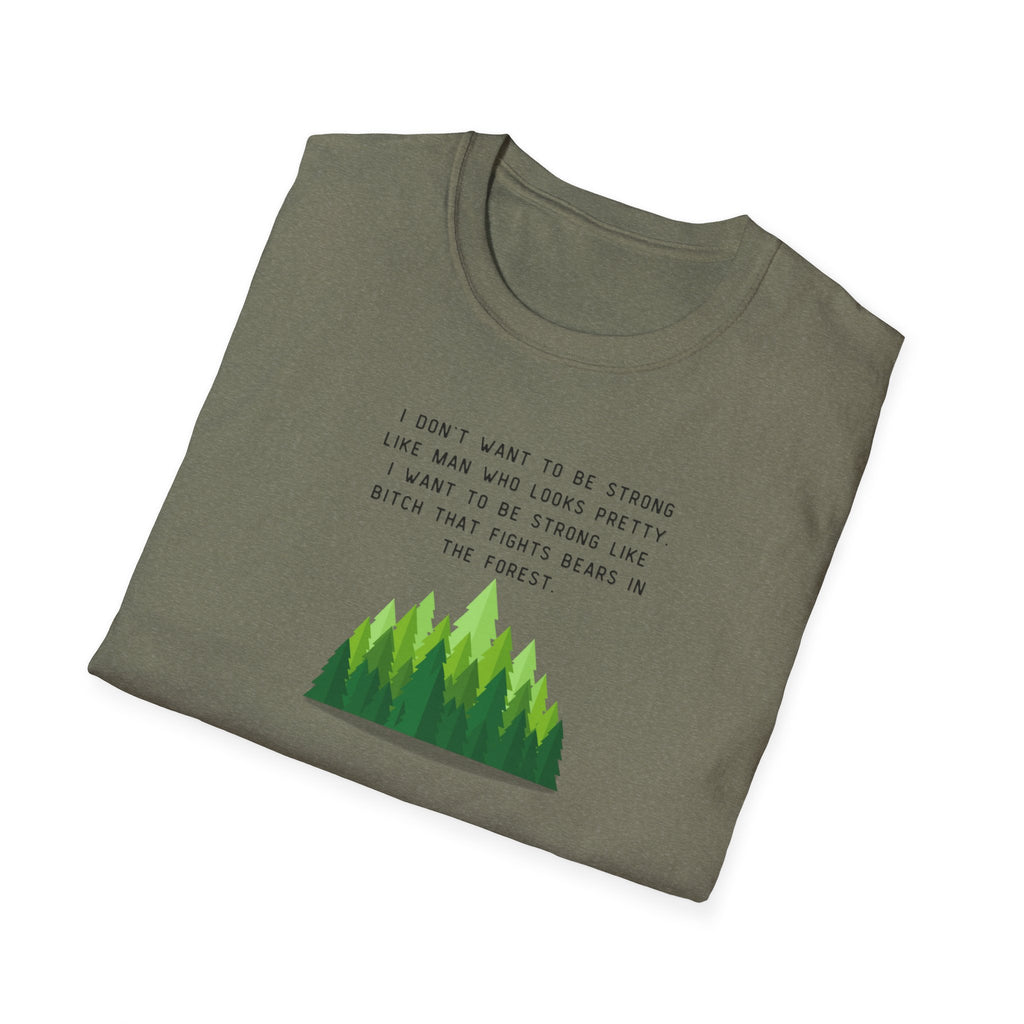 Women's Soft Relaxed Tee - Strong Women - bear