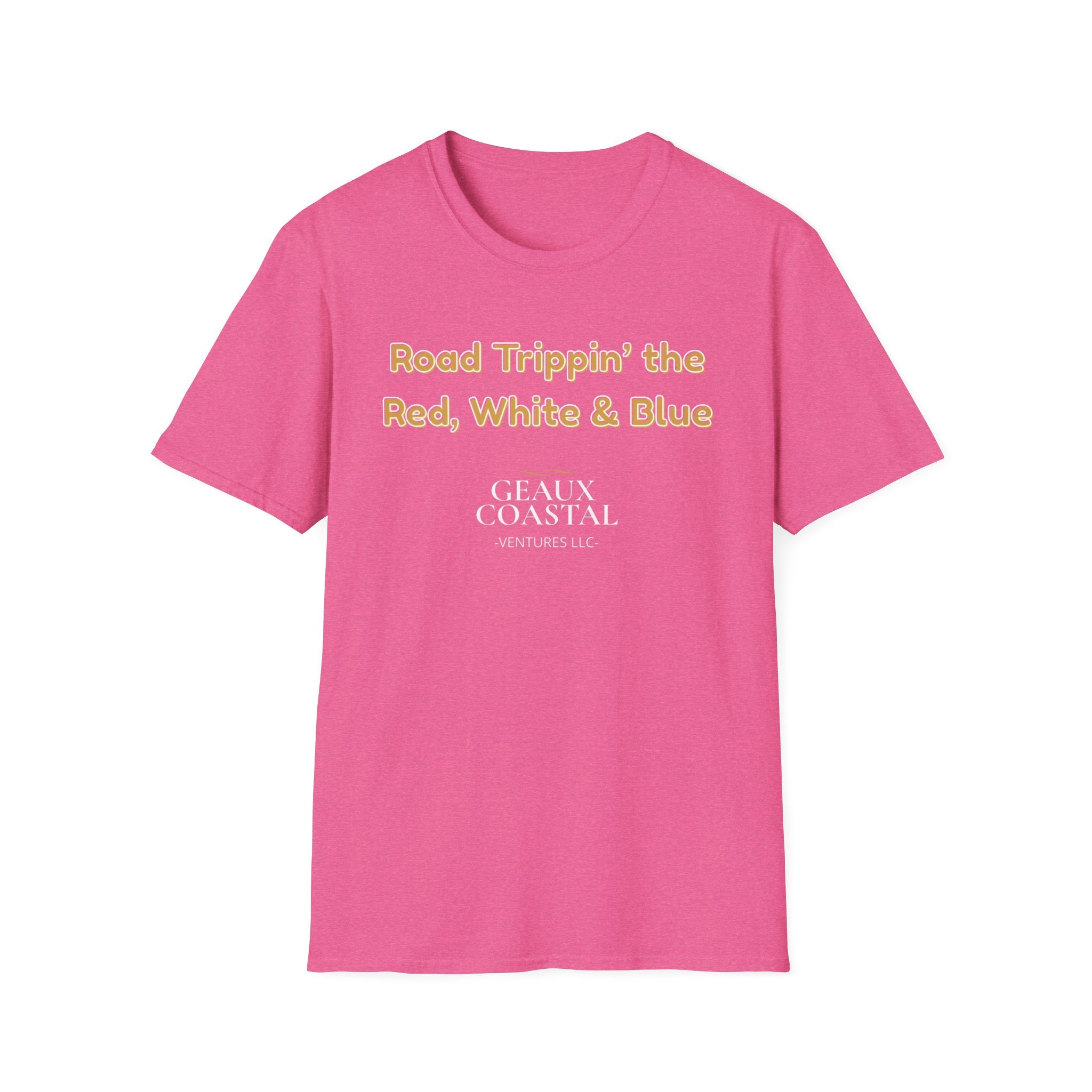 Men or Women Relaxed Soft Tee -  Road Tripping the USA