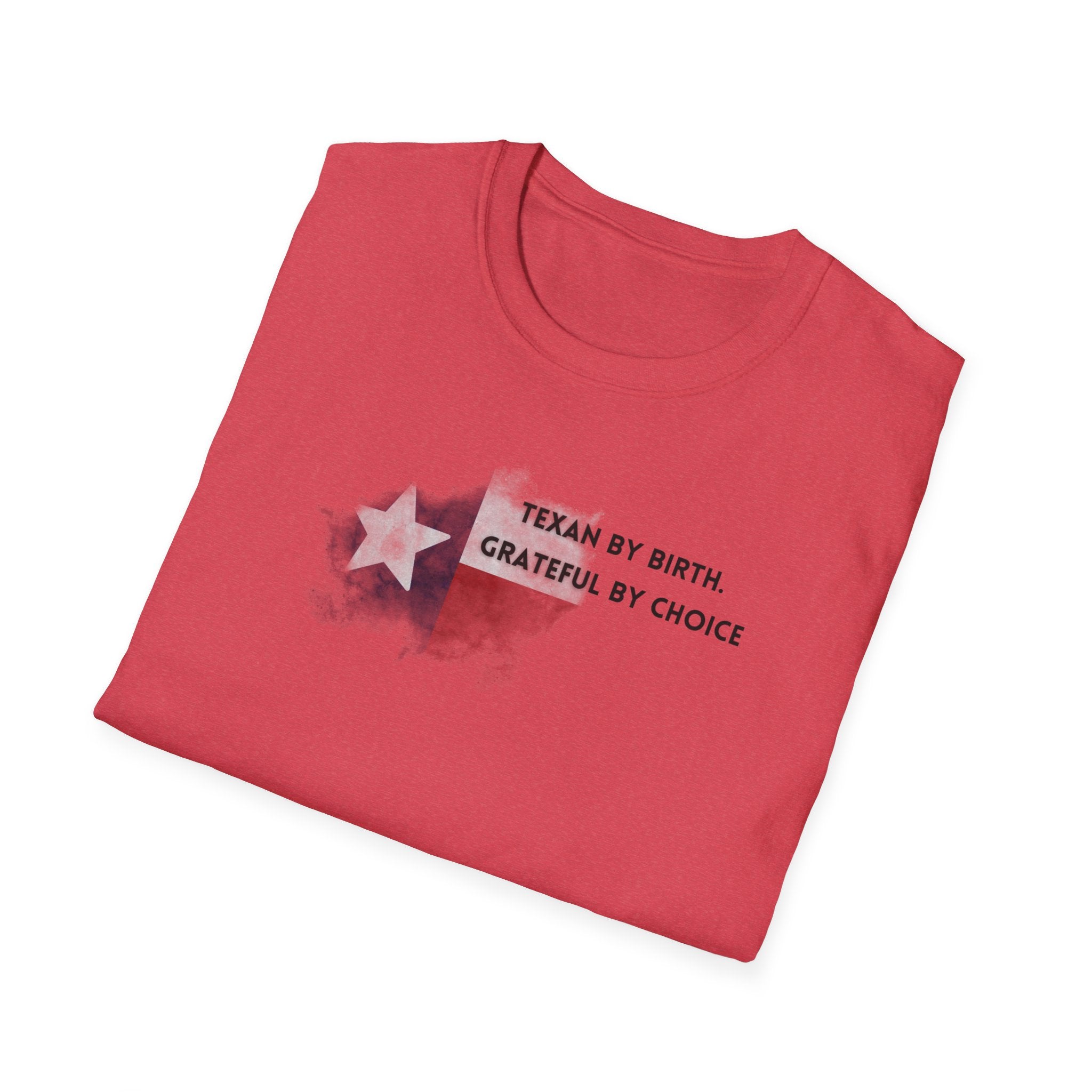 Soft Relaxed Tee - Men and Women- Texan by birth