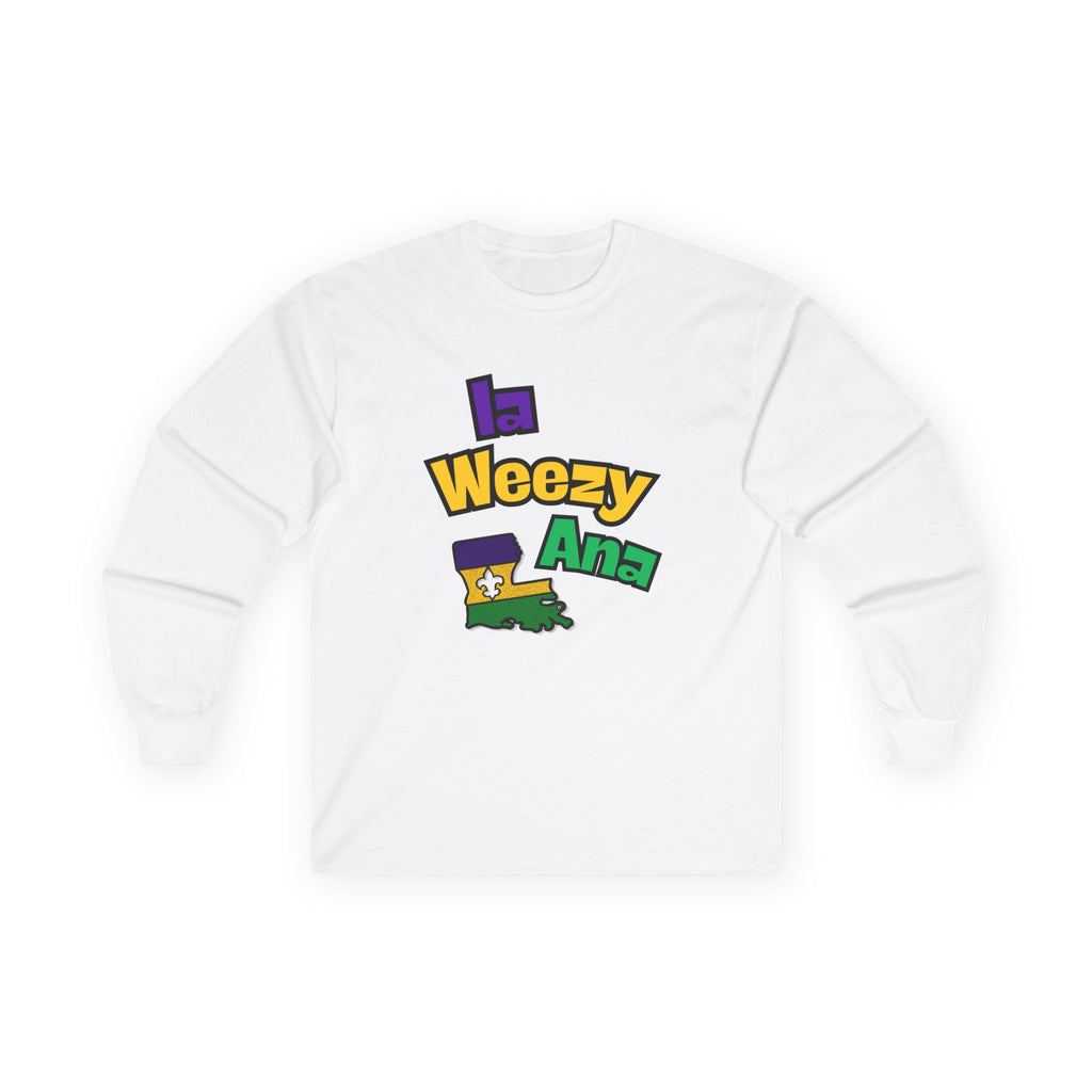 Relaxed  (Men & Women) Ultra Cotton Long Sleeve Tee - La Weezy Ana