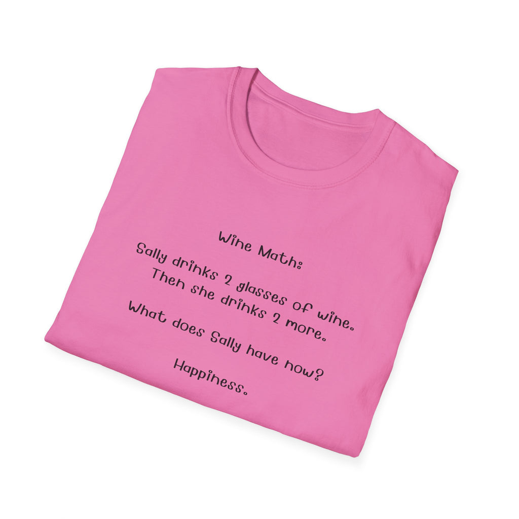 Woman Soft T Shirt - Regular Fit - Wine Math