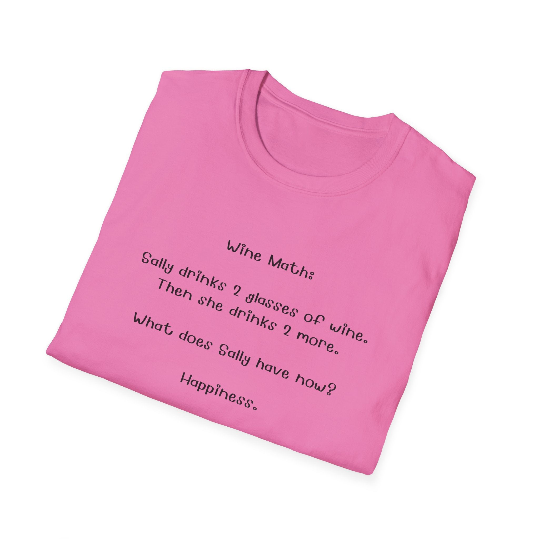Woman Soft T Shirt - Regular Fit - Wine Math