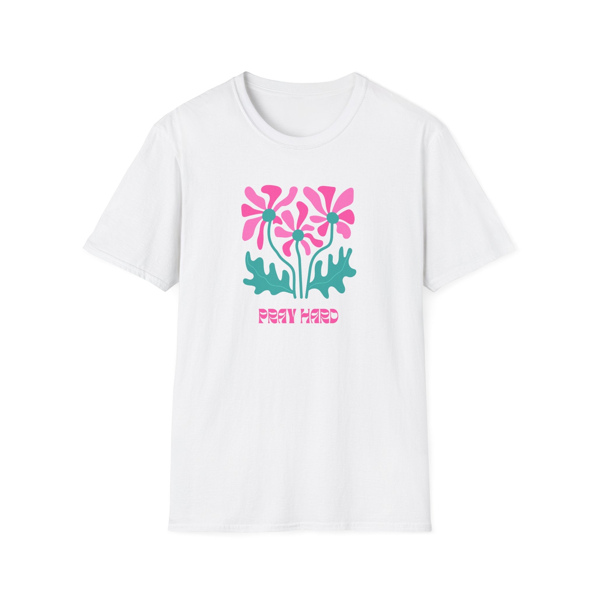 Womens Soft Tee Relaxed pray hard
