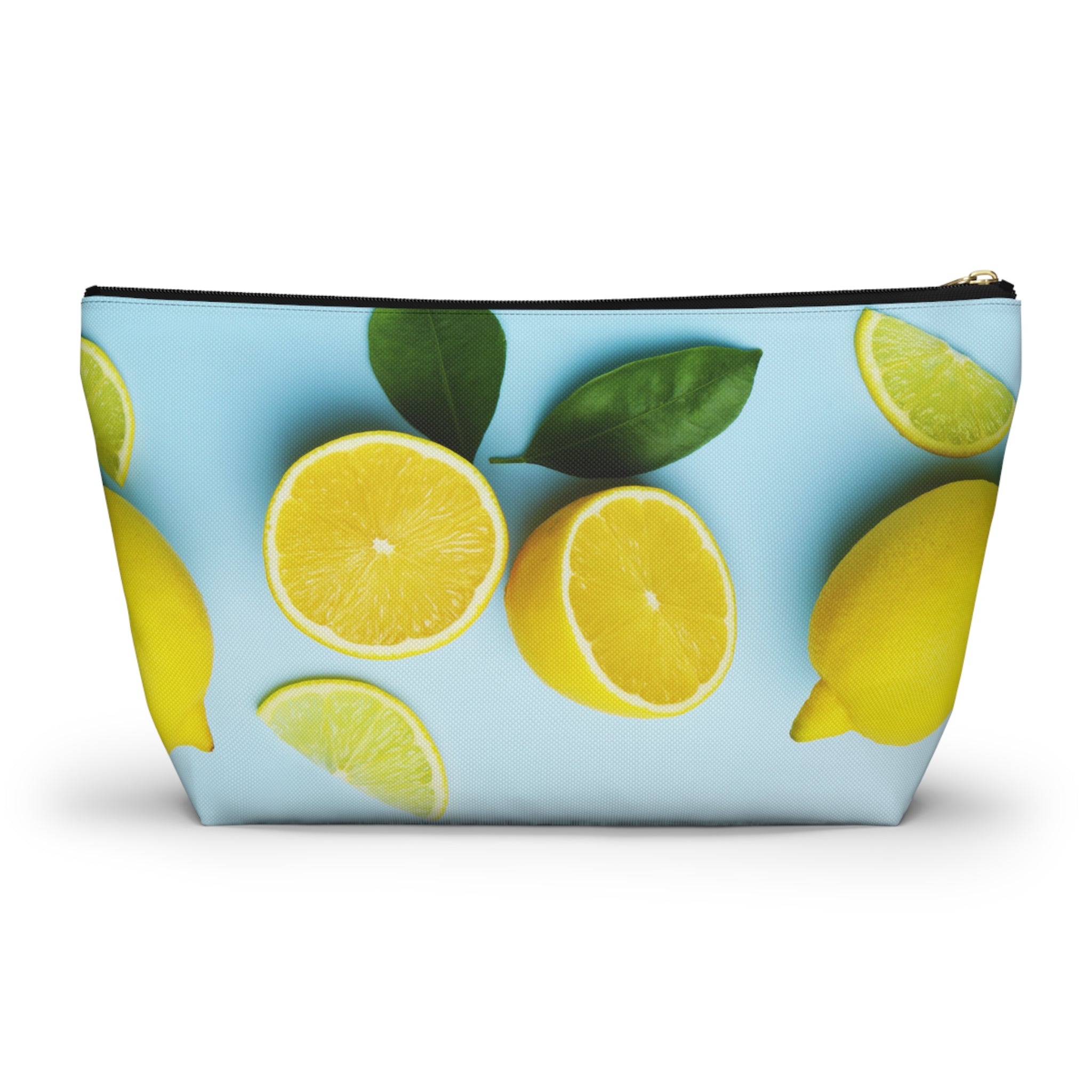 Accessory Pouch w T-bottom - Lemons