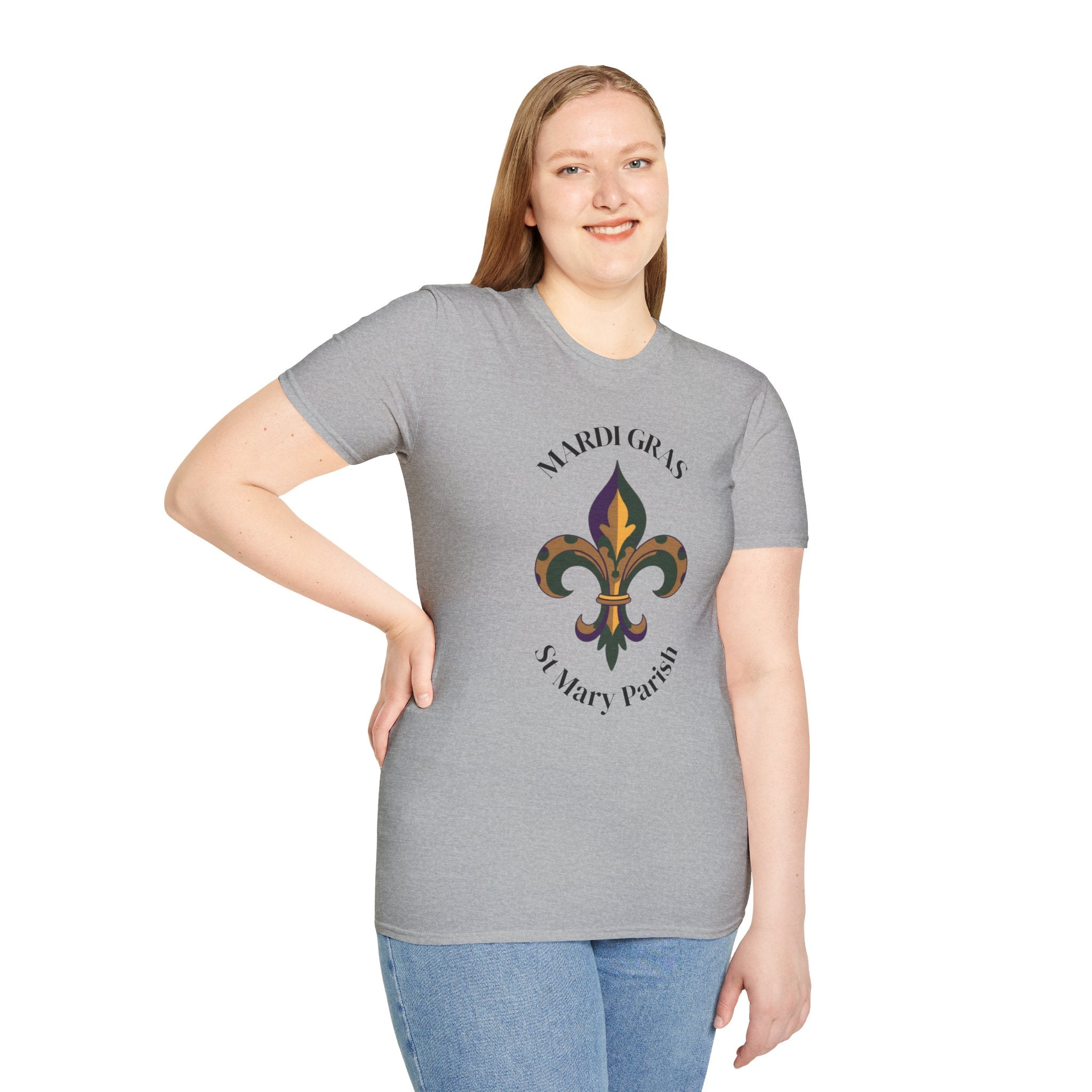 Relaxed Tee Men and Women- Mardi Gras St Mary Parish