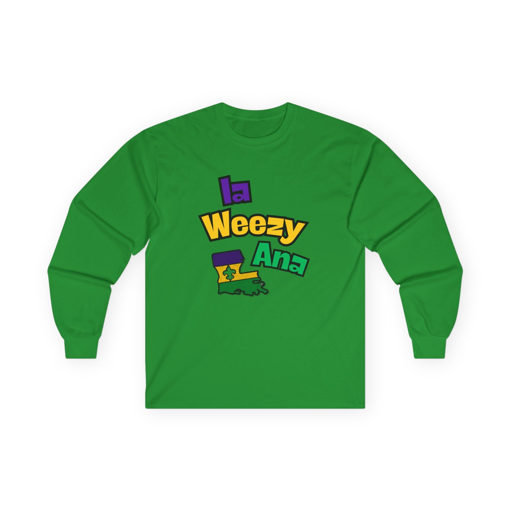 Relaxed  (Men & Women) Ultra Cotton Long Sleeve Tee - La Weezy Ana