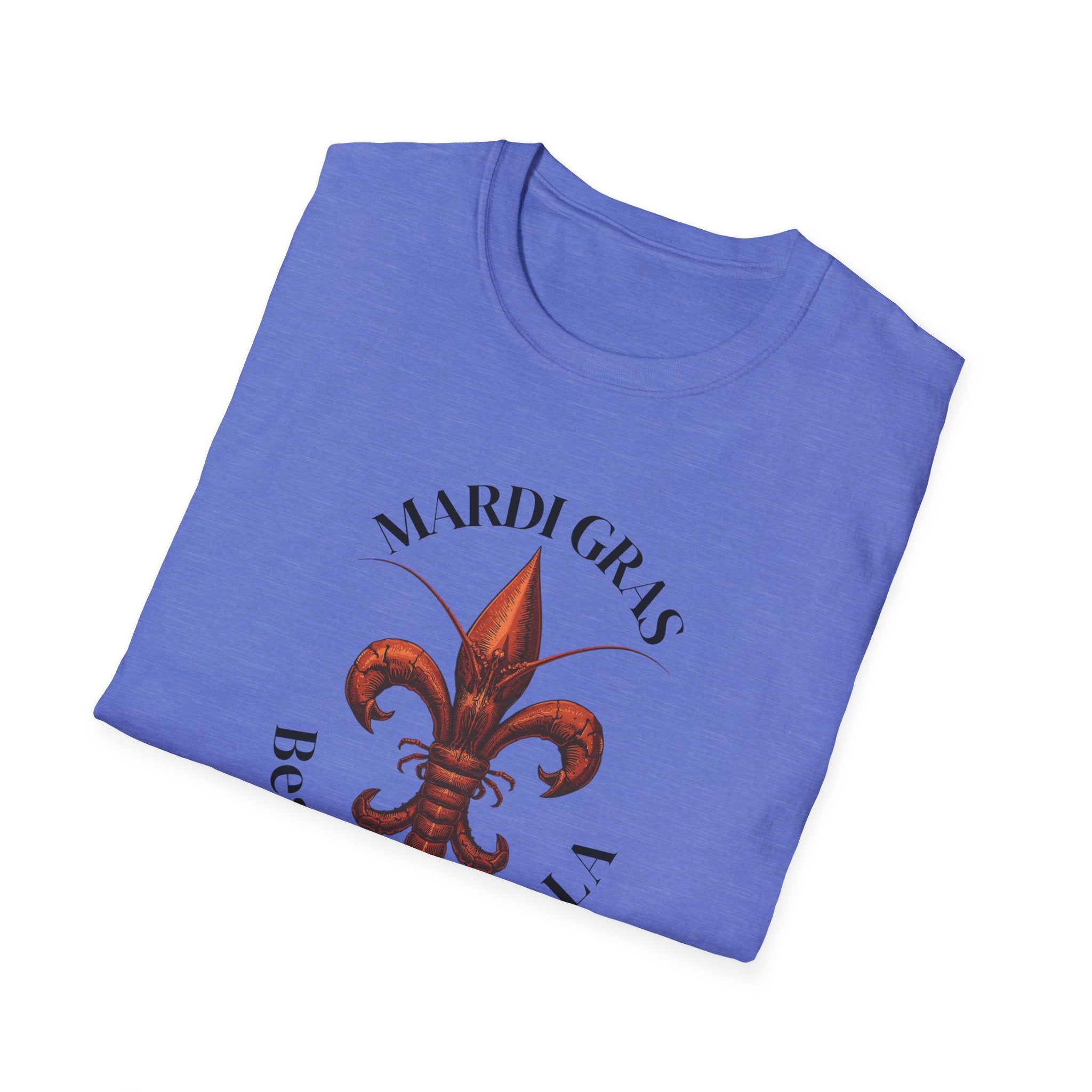 relaxed mens tee - beaux bridge mardi gras